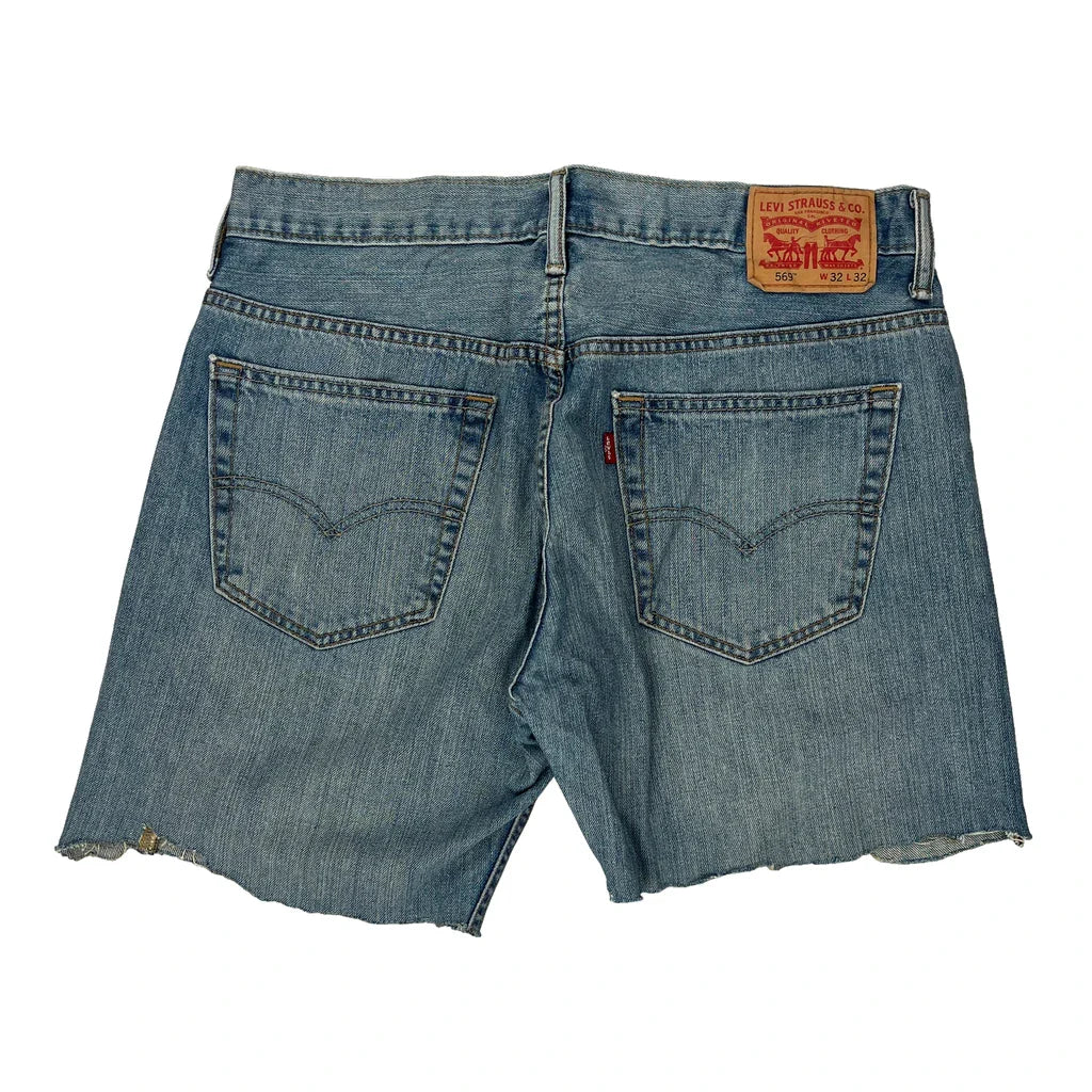 Buy Levis Denim Shorts - 34W 10L Blue Denim Refurbished - $31.81 Levis Denim Shorts - 34W 10L Blue Denim Refurbished - Thrifted (note: this is a term often used to describe second- refurbished available on Cerqular