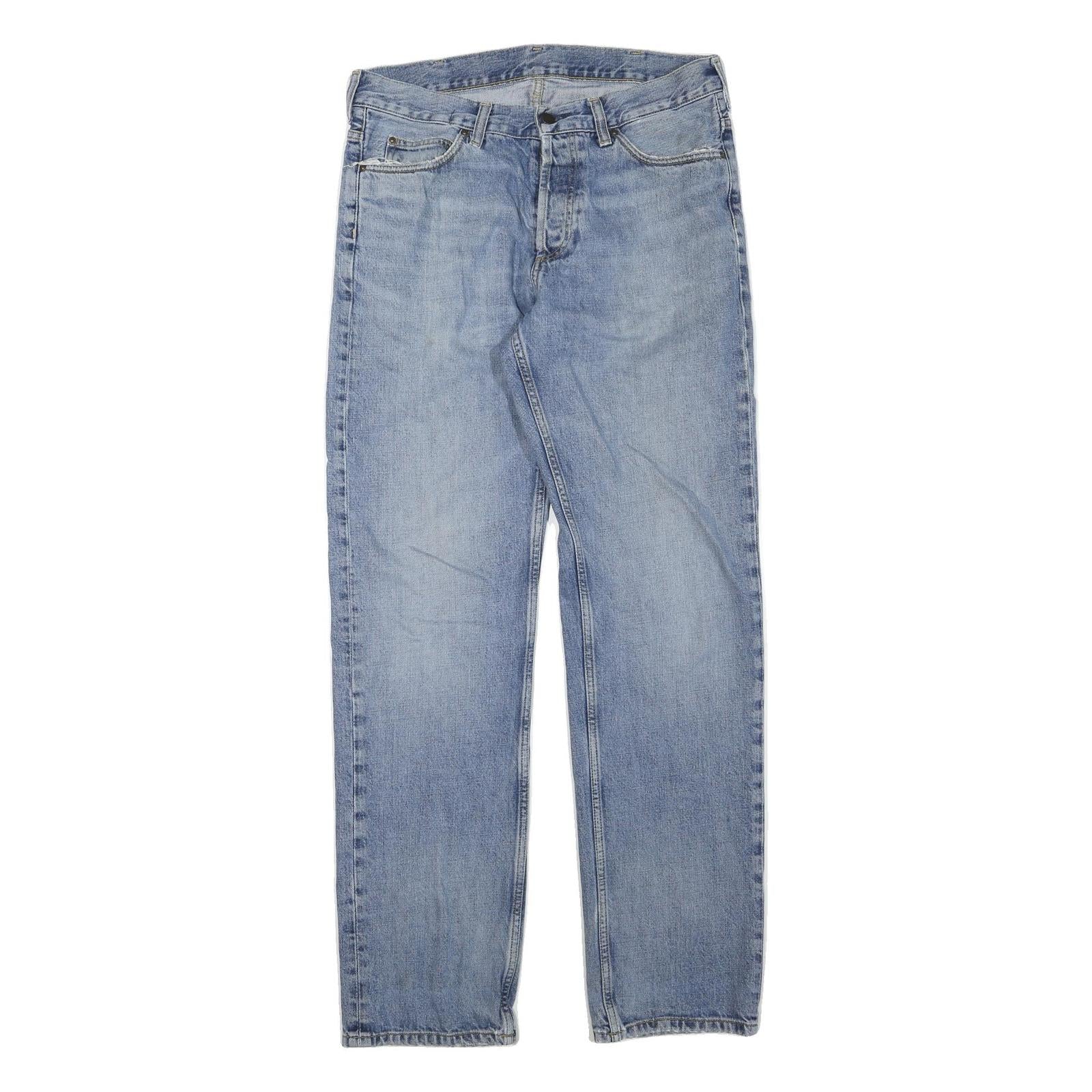Buy CARHARTT Mens Jeans Blue Regular Straight Denim Rinse W34 L33 Casual Workwear Refurbished - $62.39 CARHARTT Mens Jeans Blue Regular Straight Denim Rinse W34 L33 Casual Workwear Refurbished - N/A refurbished available on Cerqular