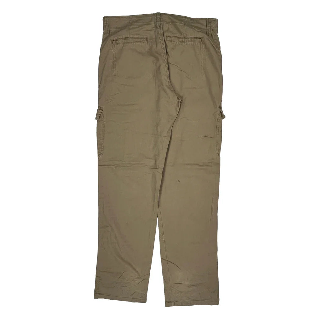 Buy Wrangler Cargo Trousers - 32W 30L Khaki Cotton Refurbished - $36.17 Wrangler Cargo Trousers - 32W 30L Khaki Cotton Refurbished - Thrifted (note: this is a term often used to describe second- refurbished available on Cerqular