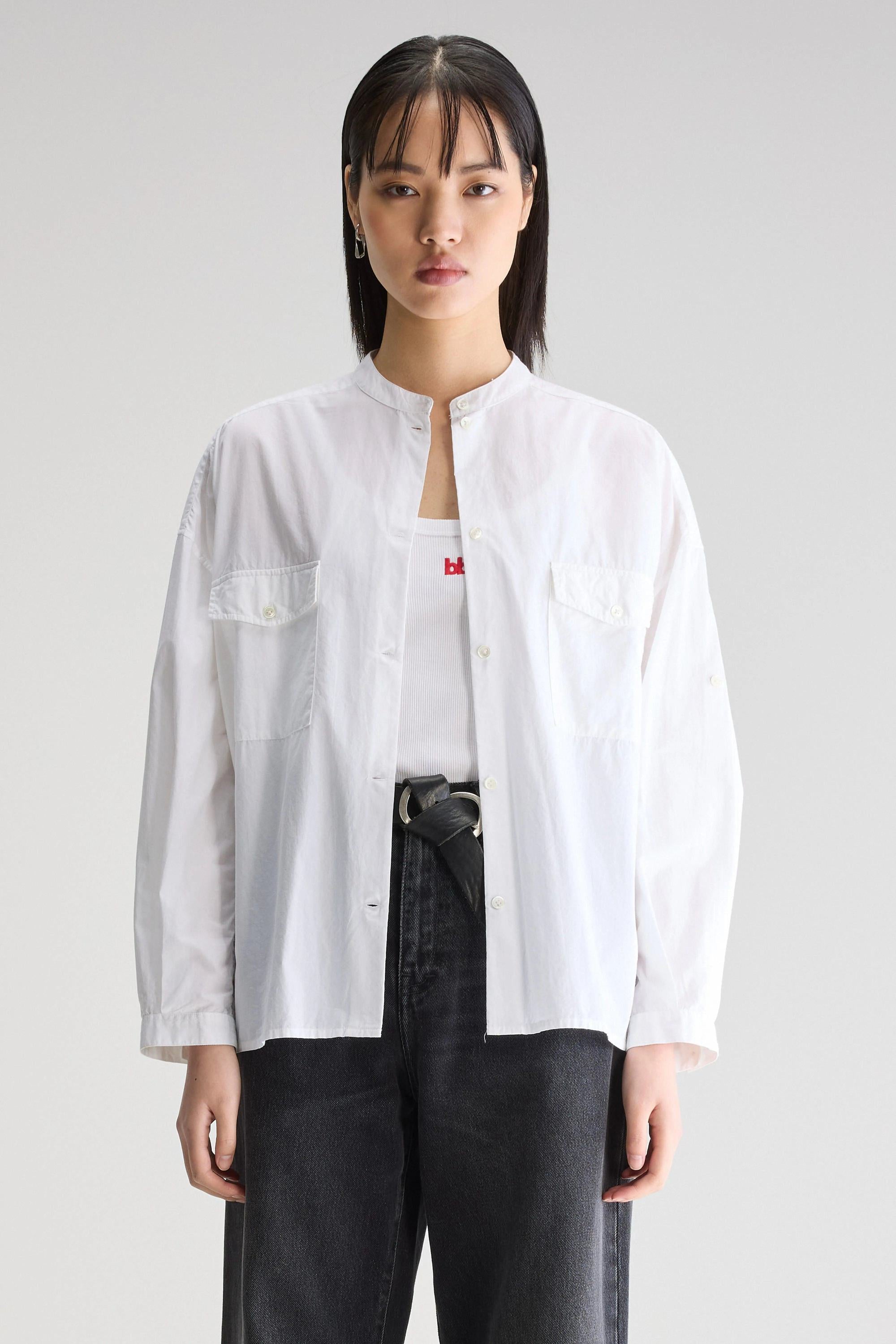 Blouse Ketty P1793 White | Color: WHITE | Size: S Refurbished - Rue Madame is a known brand, and the standardized name is " refurbished available on Cerqular