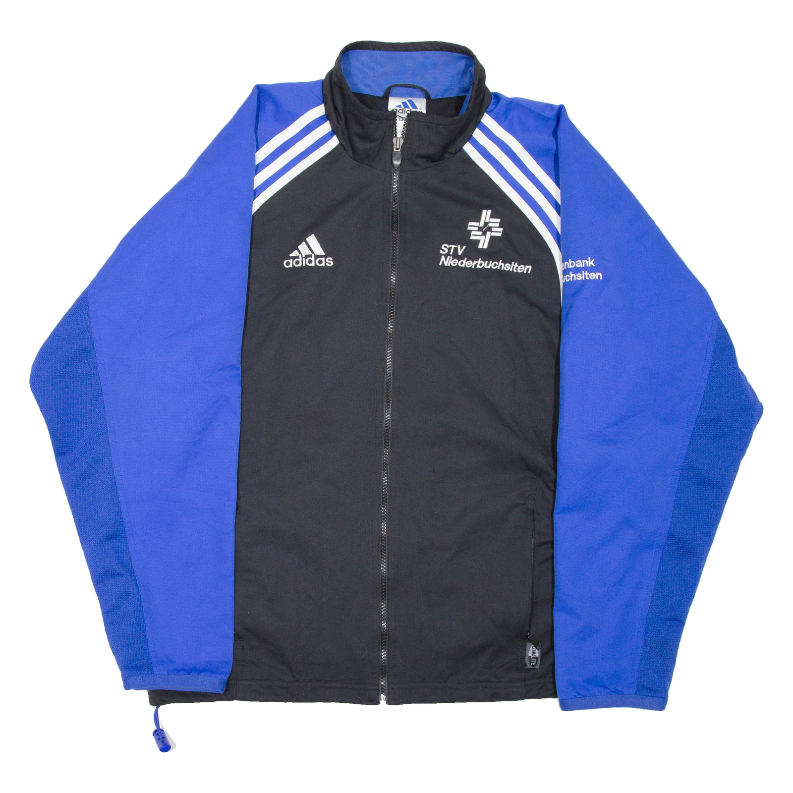 ADIDAS Mens Track Jacket Black Colourblock L Refurbished - N/A refurbished available on Cerqular