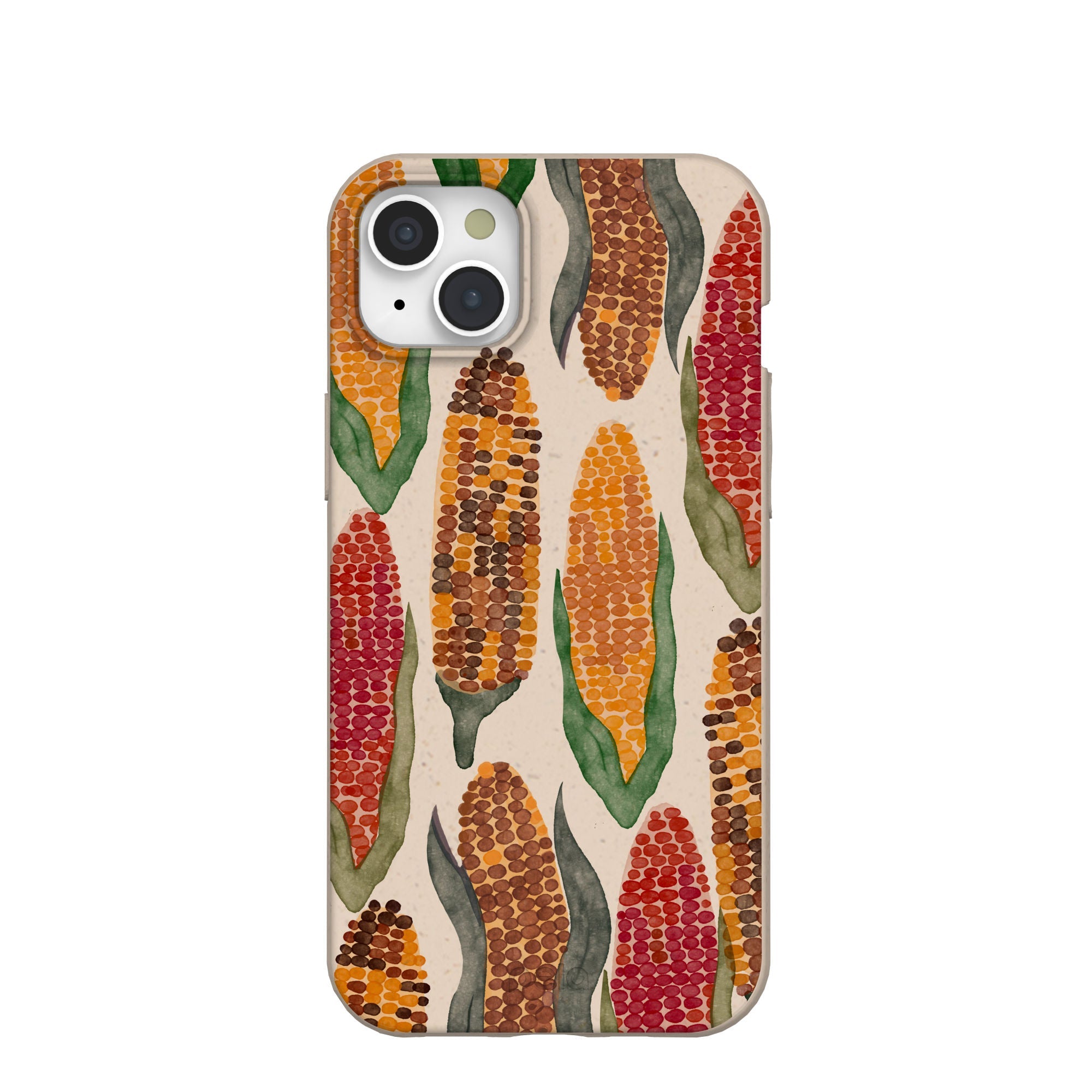 Seashell Cornfield iPhone 15 Plus Case Refurbished - Pela Case refurbished available on Cerqular