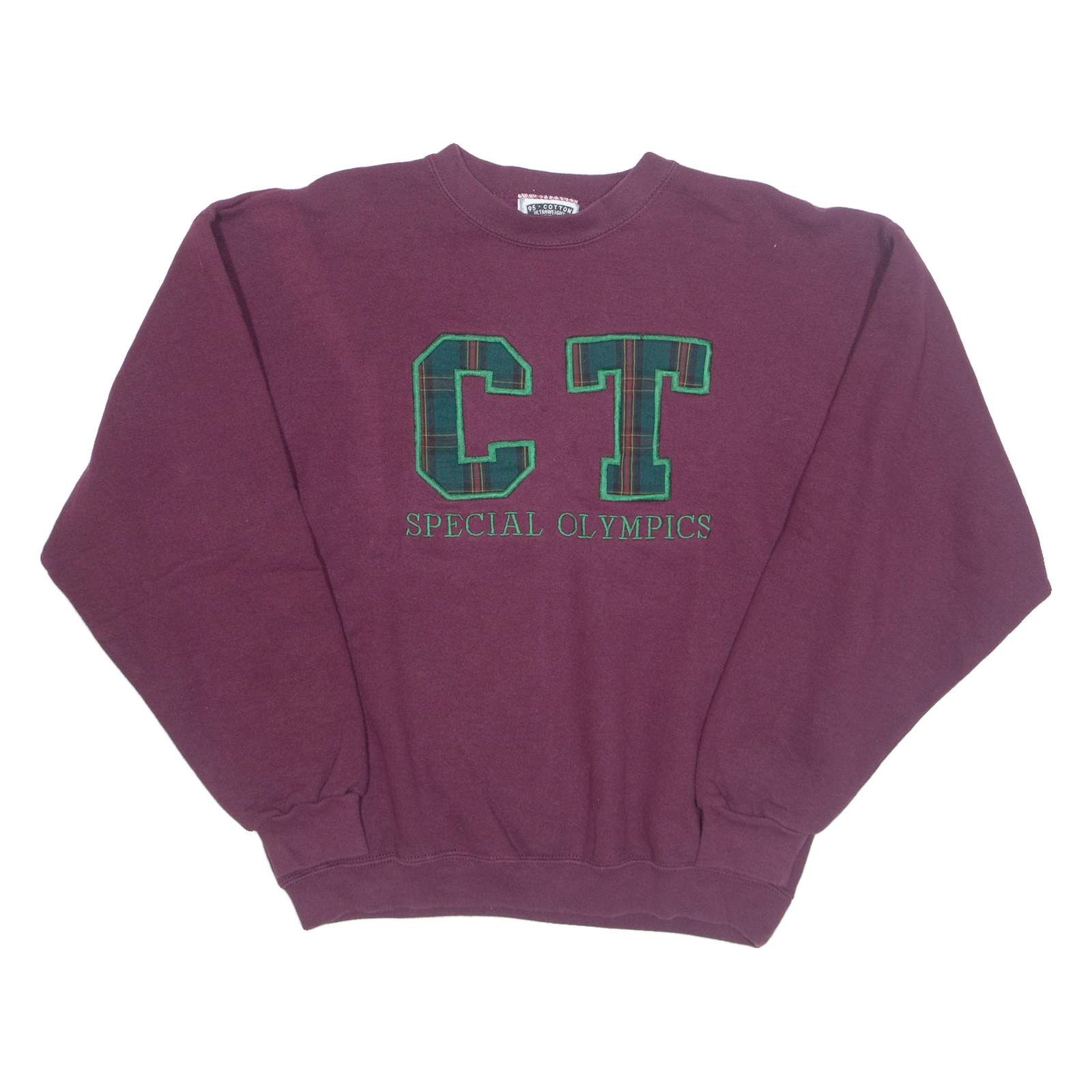 LEE Special Olympics CT Mens Sweatshirt Maroon 90s USA M Refurbished - N/A refurbished available on Cerqular