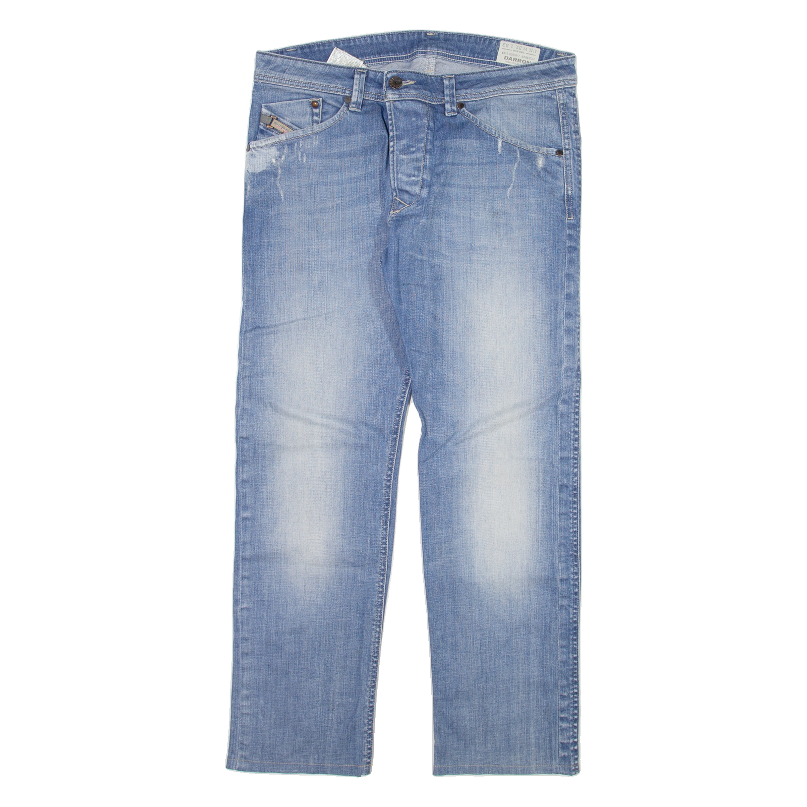 DIESEL Mens Trousers Blue Slim Straight W31 L27 Refurbished - N/A refurbished available on Cerqular
