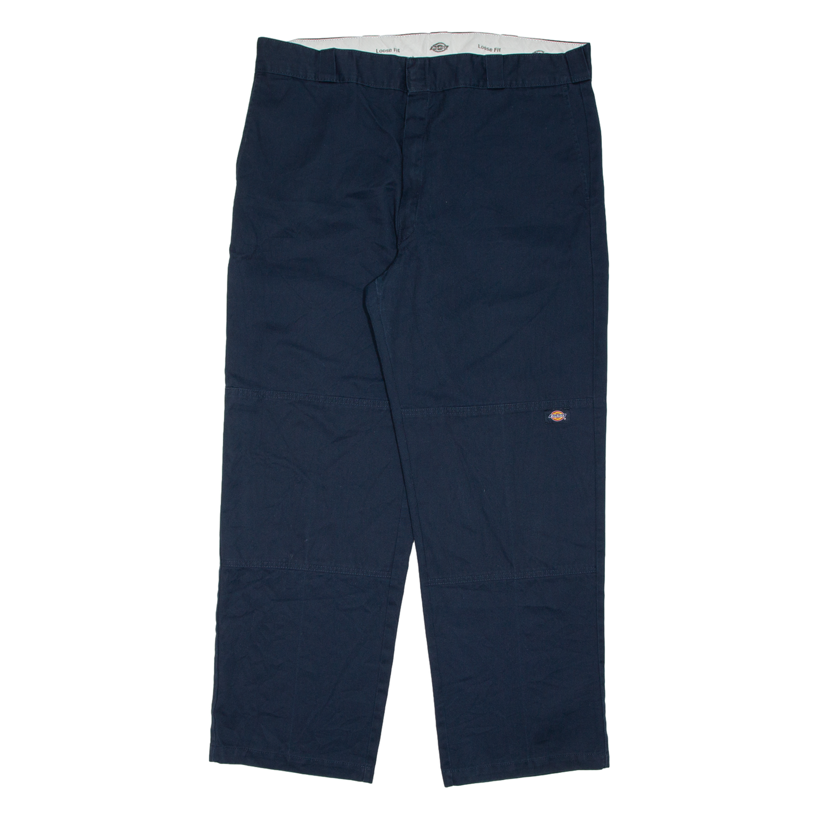 DICKIES Chino Mens Trousers Blue Relaxed Straight W38 L31 Refurbished - N/A refurbished available on Cerqular