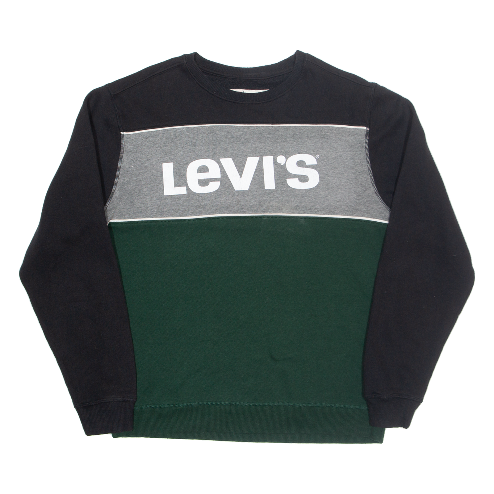 LEVI'S Mens Sweatshirt Green M Refurbished - N/A refurbished available on Cerqular