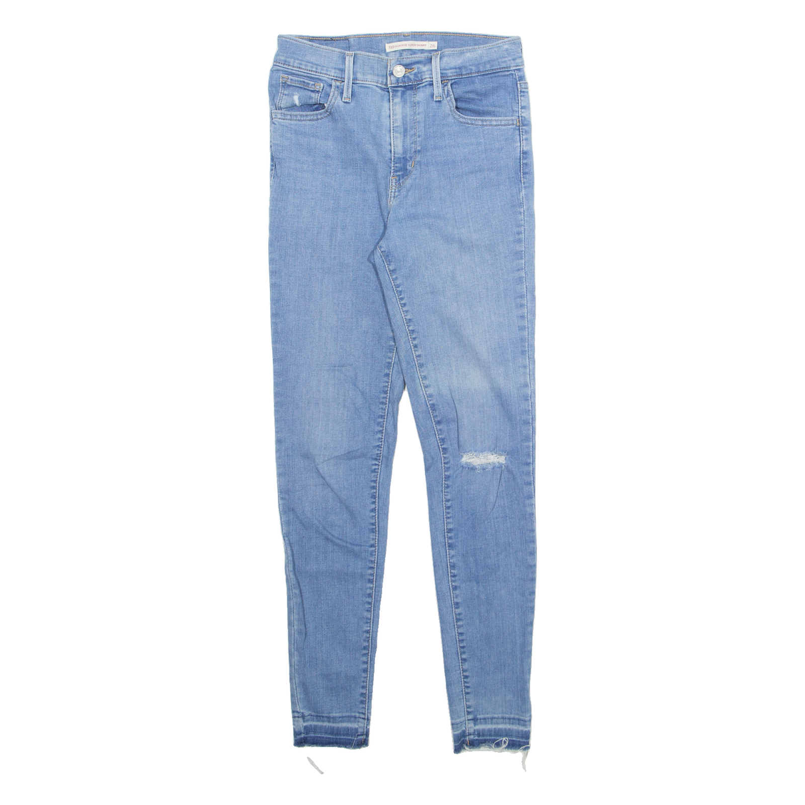 LEVI'S 720 Womens Jeans Blue Slim Skinny W26 L28 Refurbished - N/A refurbished available on Cerqular