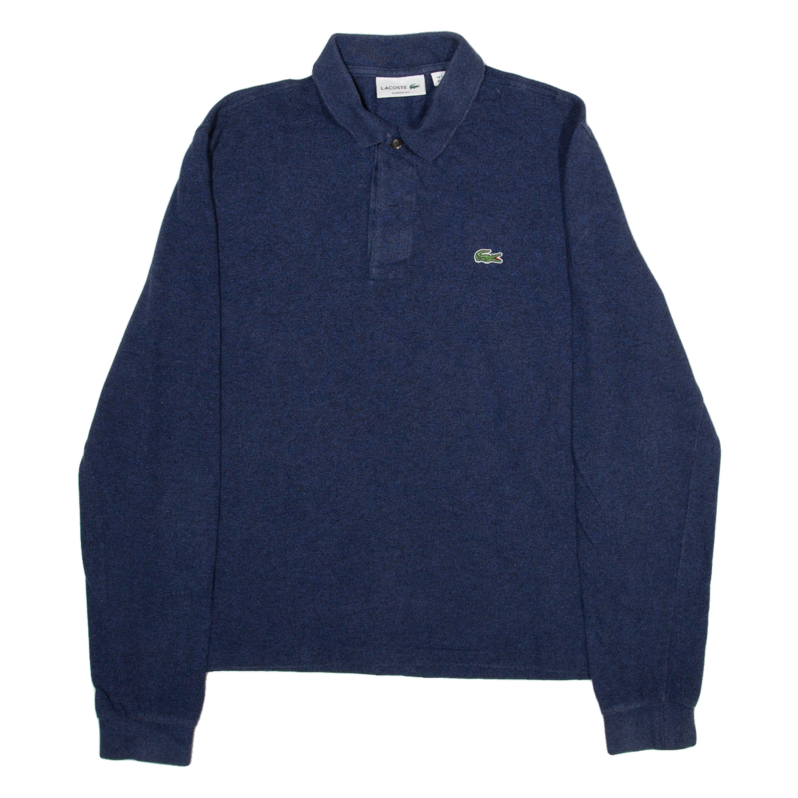 LACOSTE Classic Fit Mens Polo Shirt Blue Long Sleeve S Refurbished - N/A refurbished available on Cerqular