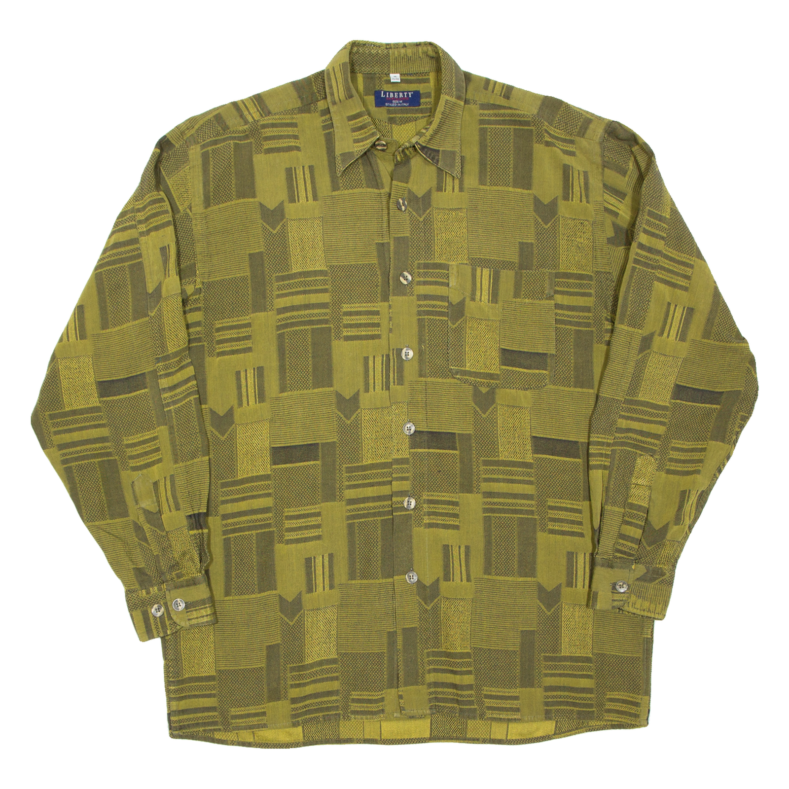 LIBERTY Mens Shirt Green Check Long Sleeve M Refurbished - N/A refurbished available on Cerqular