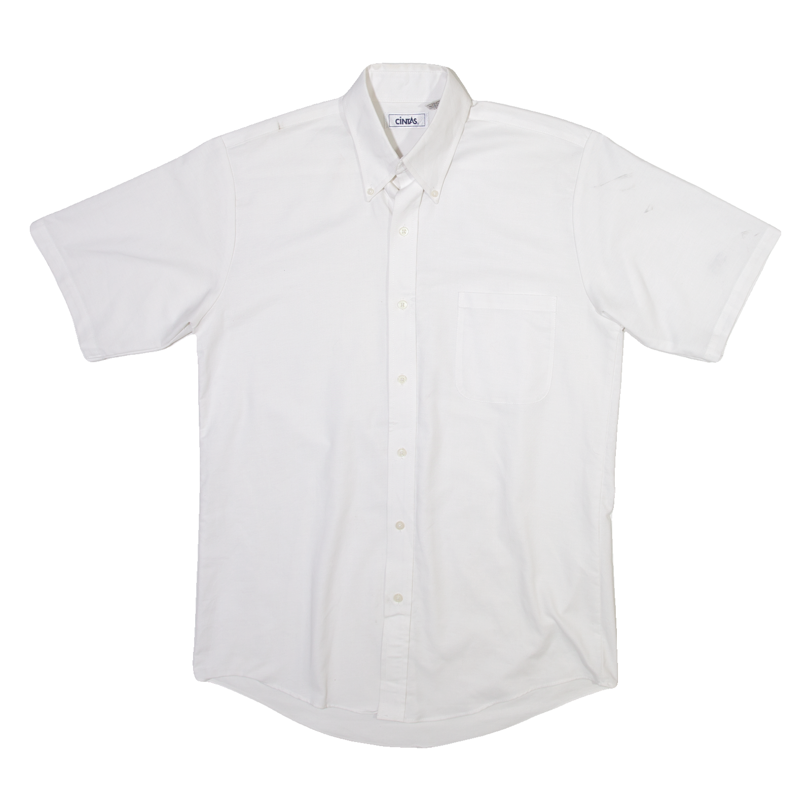 CINTAS Mens Plain Shirt White S Refurbished - N/A refurbished available on Cerqular