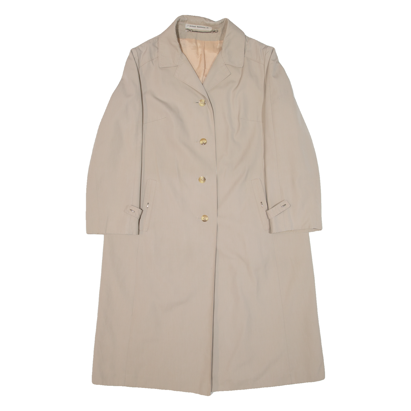 Womens Trench Coat Beige M Refurbished - N/A refurbished available on Cerqular