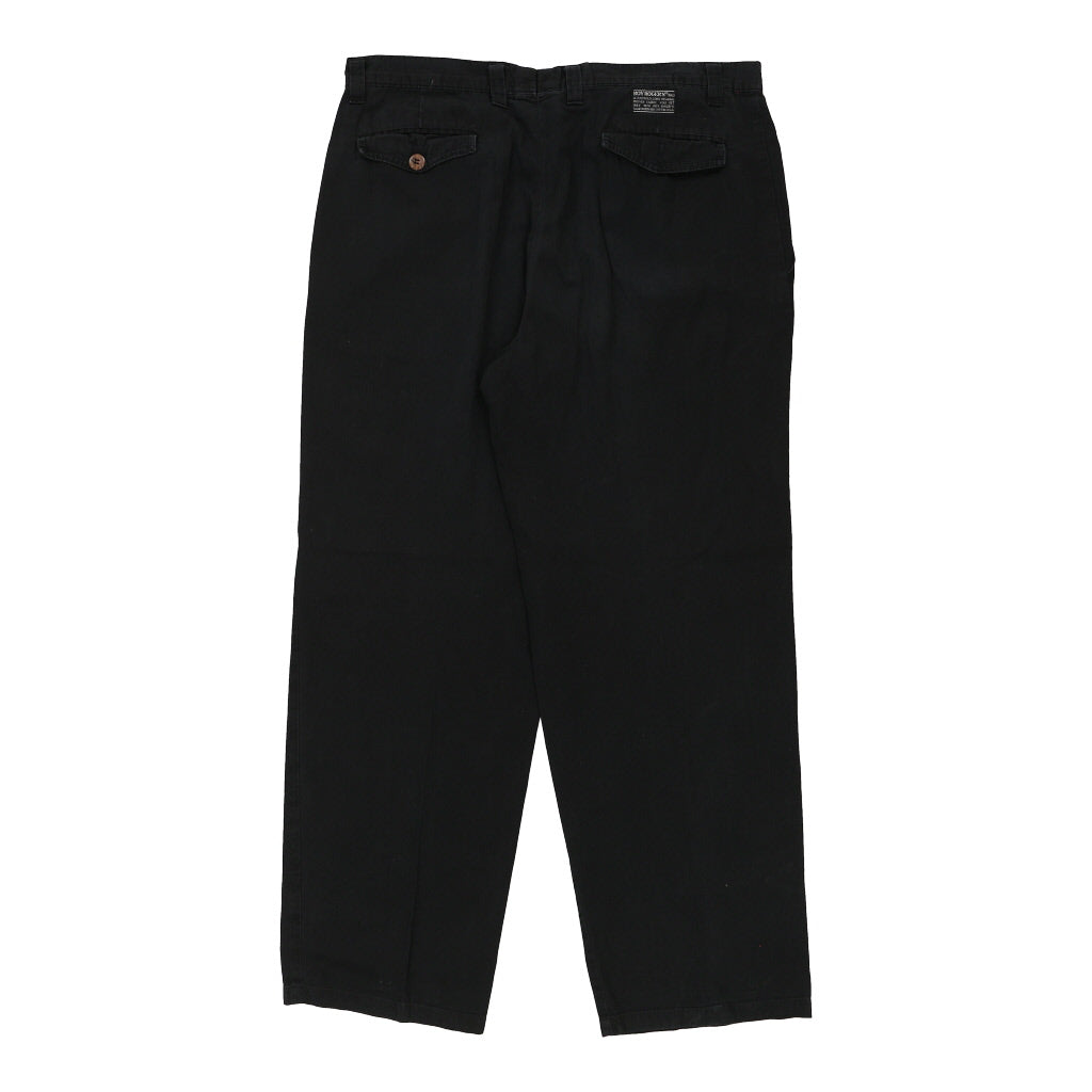 Roy Rogers Chinos - 36W 31L Black Cotton Refurbished - Thrifted (note: this is a term often used to describe second- refurbished available on Cerqular