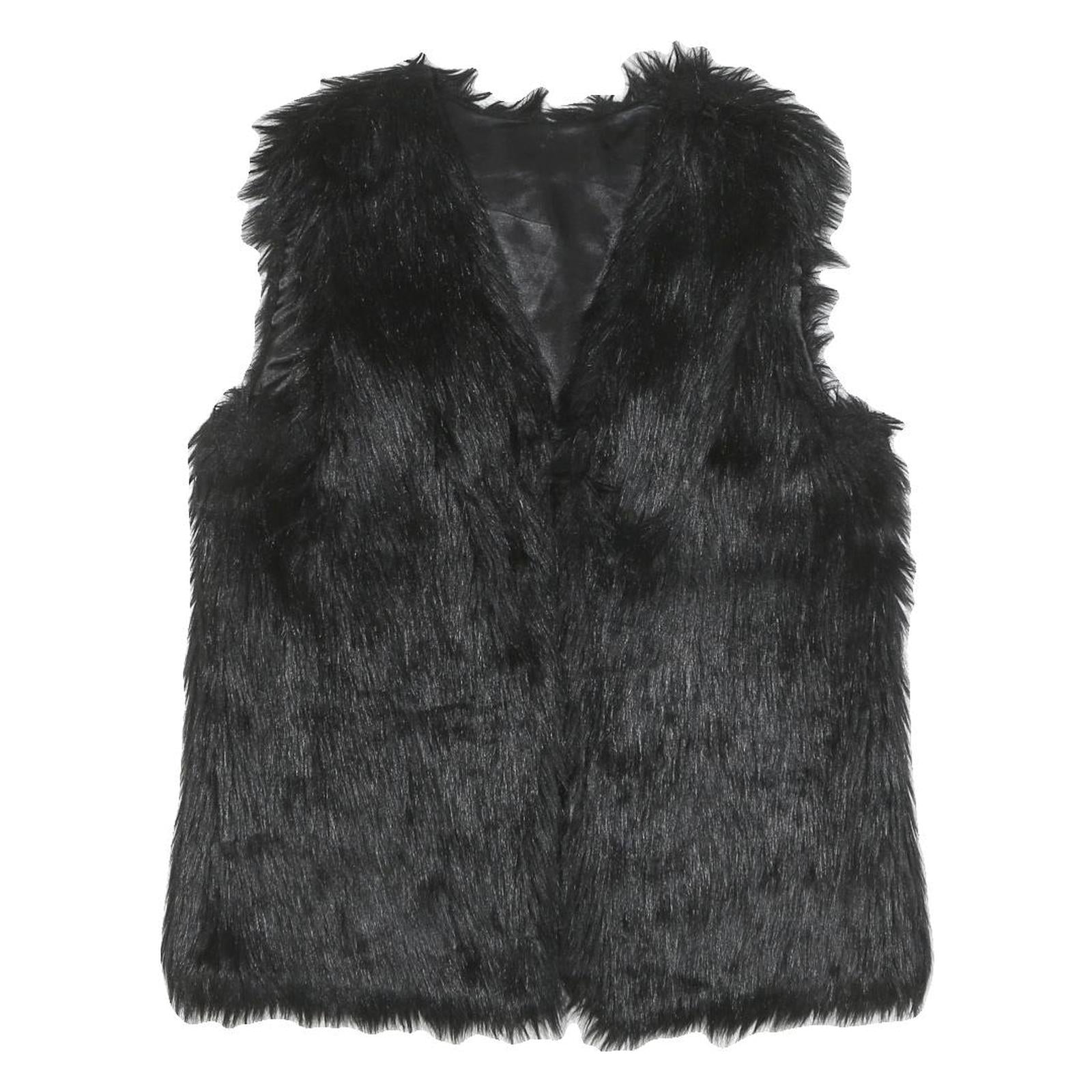 Buy Womens Black Faux Fur Jacket M Polyester Blend Classic Soft Warm Stylish Refurbished - $37.69 Womens Black Faux Fur Jacket M Polyester Blend Classic Soft Warm Stylish Refurbished - N/A refurbished available on Cerqular
