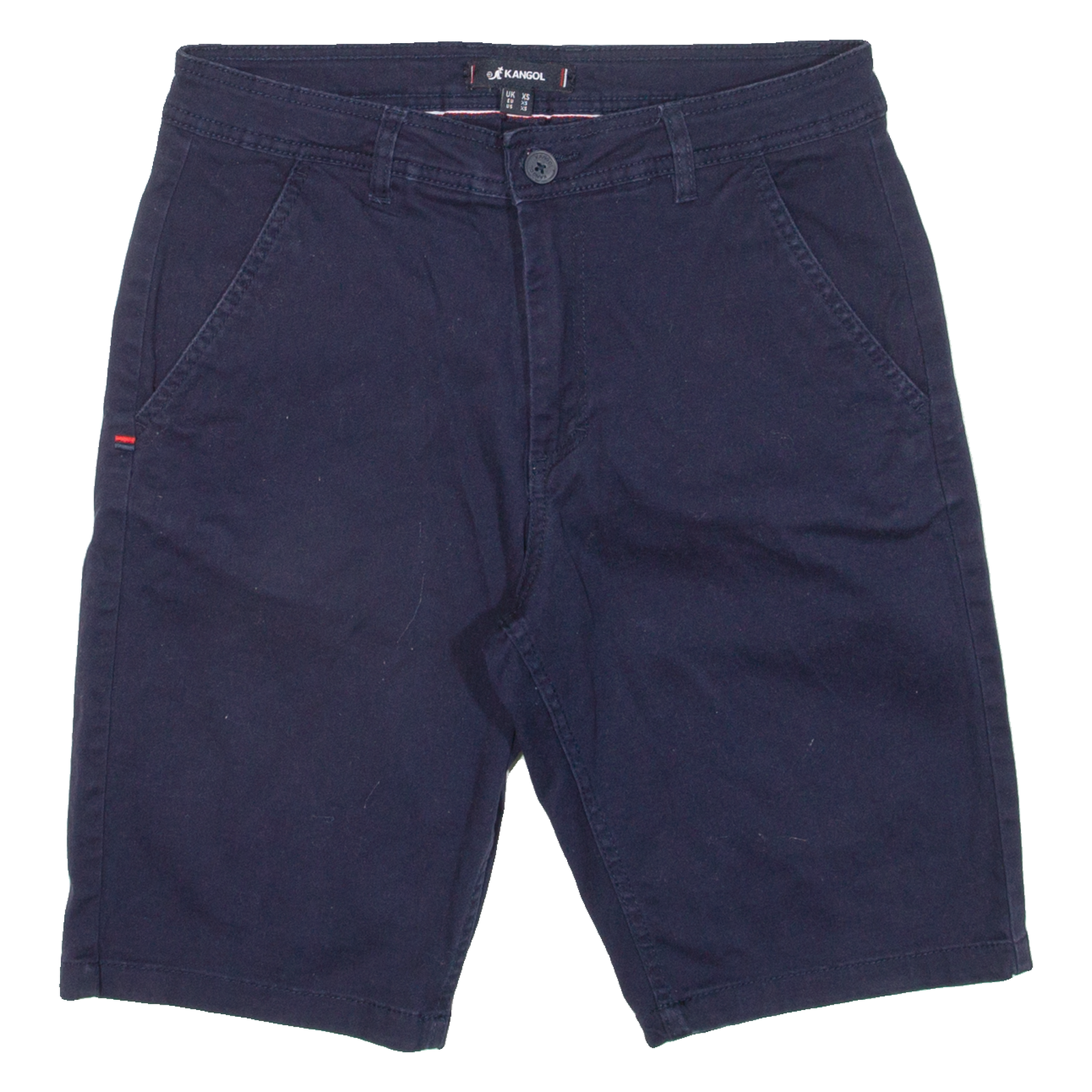 KANGOL Mens Chino Shorts Blue XS W29 Refurbished - N/A refurbished available on Cerqular