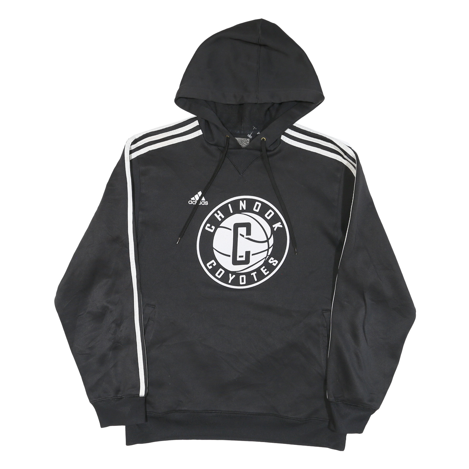 ADIDAS Mens Black Chinook Coyotes Hoodie M Polyester Blend Sportswear Refurbished - N/A refurbished available on Cerqular