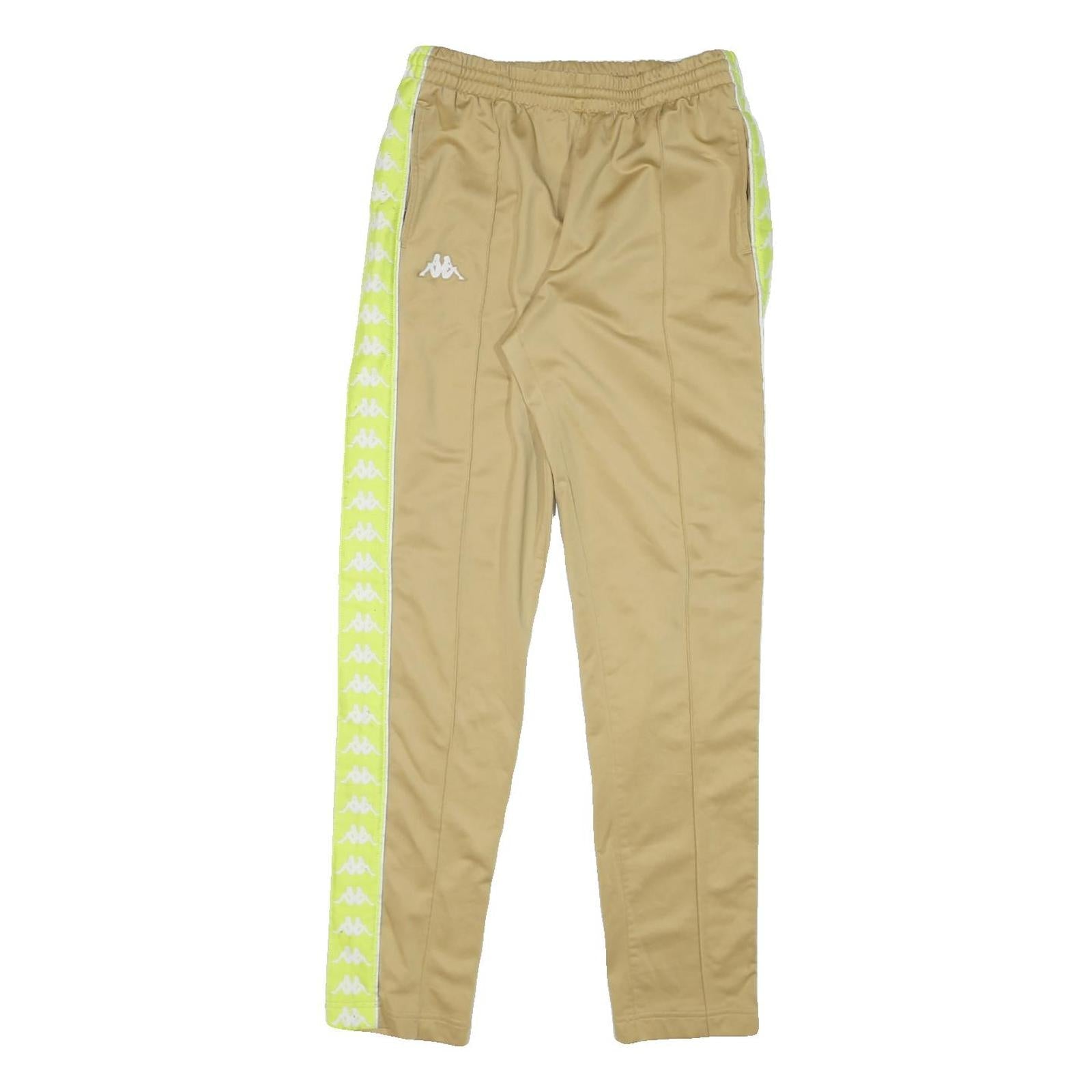Buy KAPPA Mens Joggers Beige & Yellow Slim Tapered L W28 L31 Side Logo Tape Detail Refurbished - $29.89 KAPPA Mens Joggers Beige & Yellow Slim Tapered L W28 L31 Side Logo Tape Detail Refurbished - N/A refurbished available on Cerqular