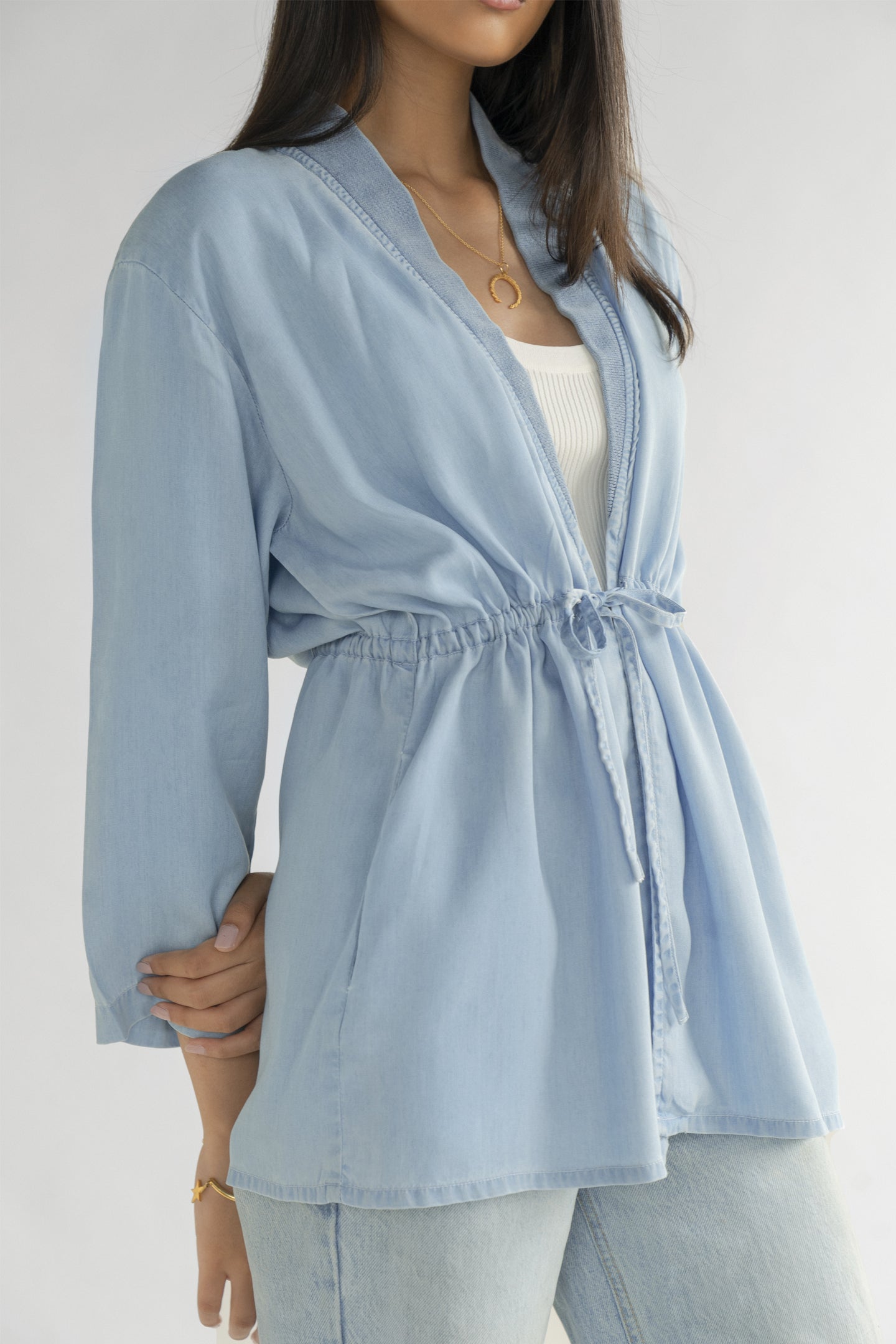 Travel Light Denim Jacket in Ocean Blue | Color: Ocean Blue | Size: XL/2XL Refurbished - Resistor (Note: This is a generic term for an electronic component, refurbished available on Cerqular