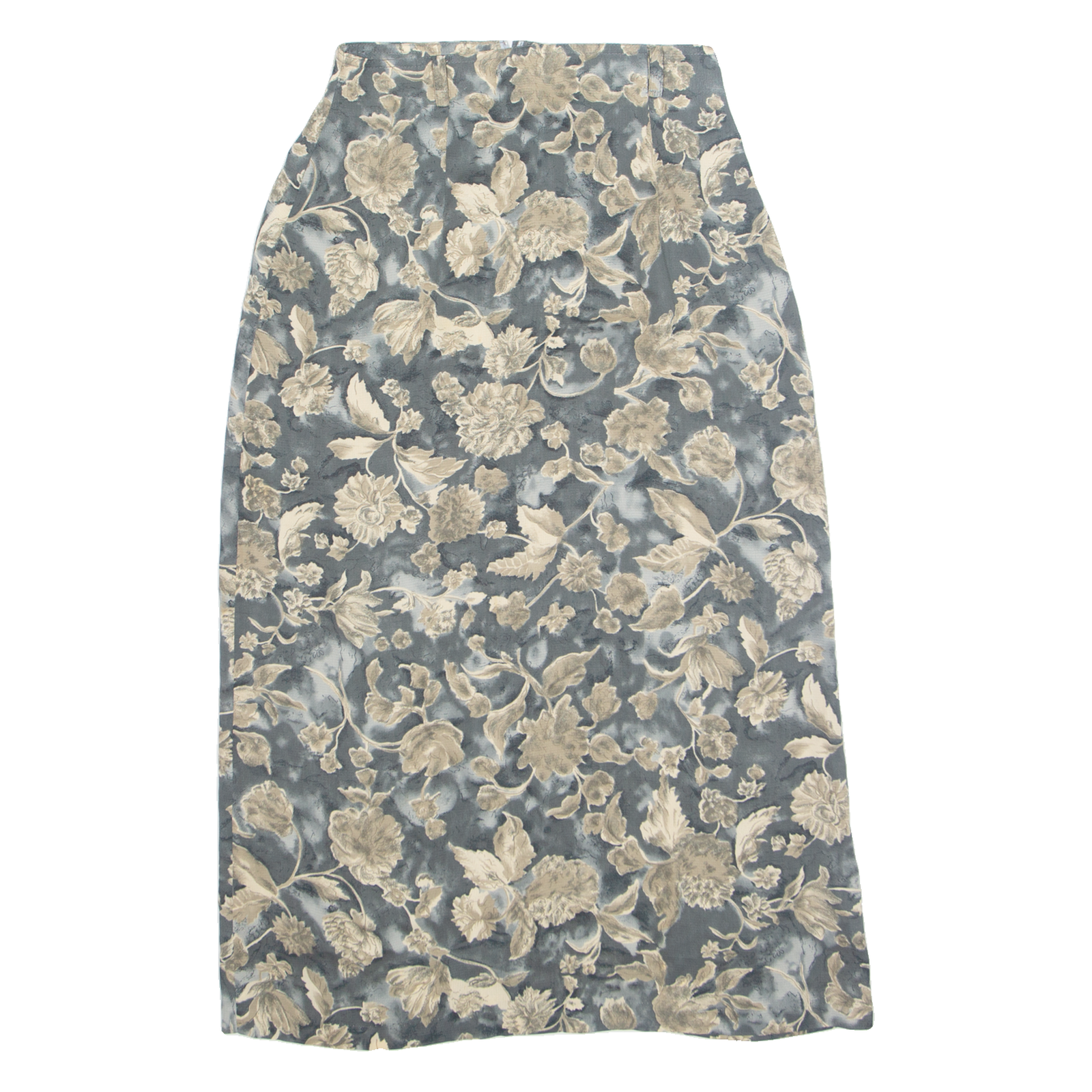 TSAIBEH Womens Straight Skirt Grey Midi Floral UK 10 Refurbished - N/A refurbished available on Cerqular