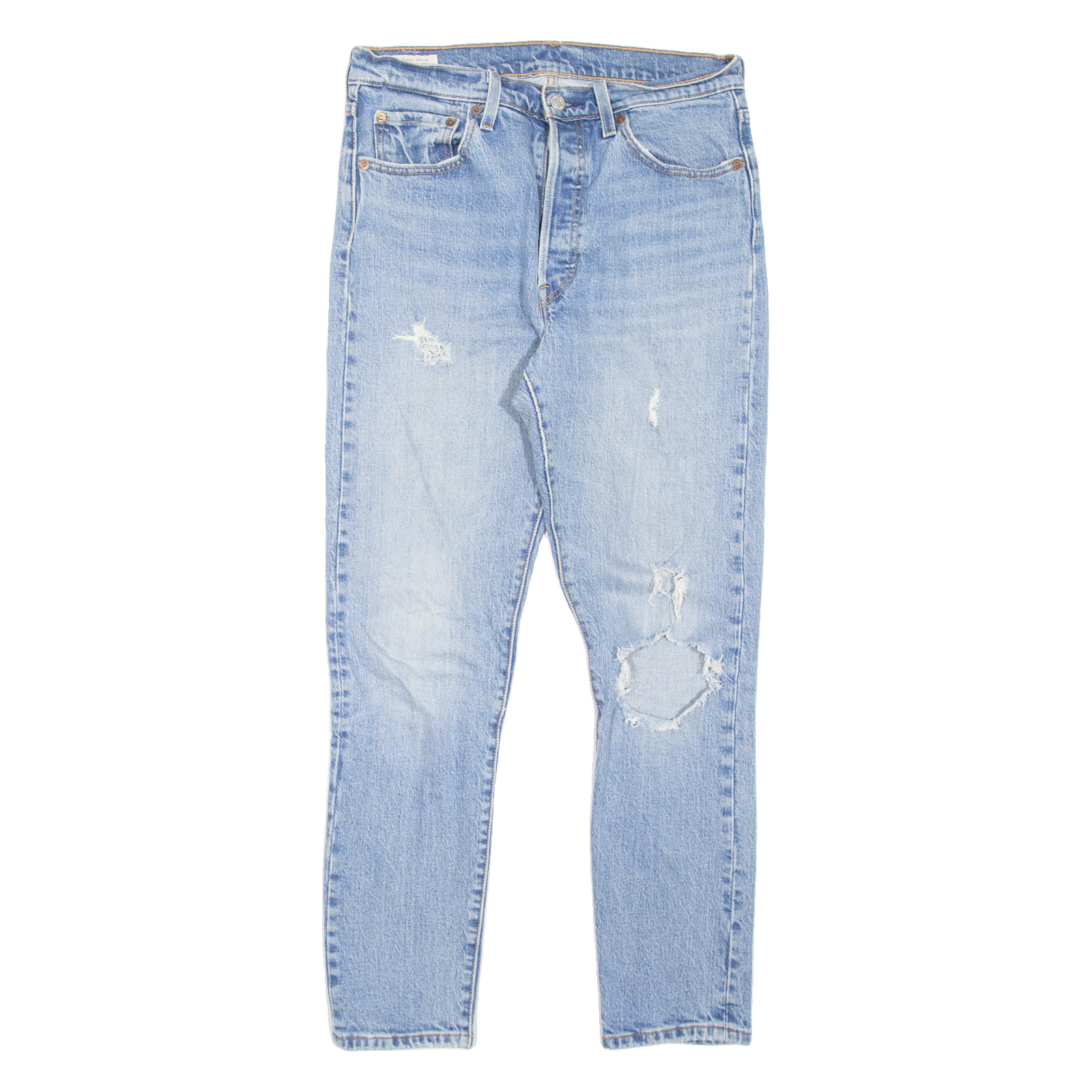 Buy LEVI'S 501S Jeans BIG E Distressed Anniversary Pastel Buttons Womens Blue Skinny Straight W29 L28 Refurbished - $48.09 LEVI'S 501S Jeans BIG E Distressed Anniversary Pastel Buttons Womens Blue Skinny Straight W29 L28 Refurbished - N/A refurbished available on Cerqular