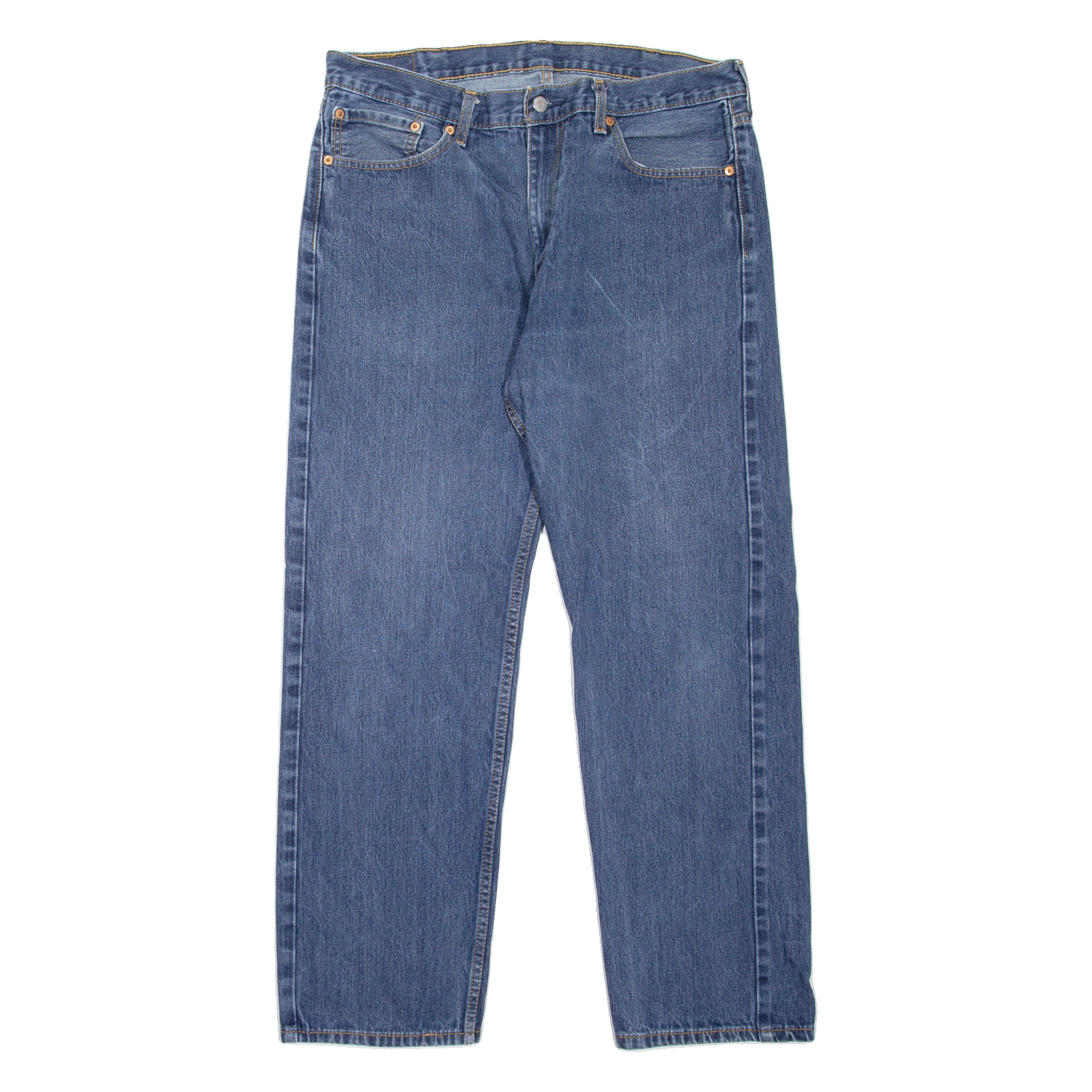 LEVI'S 505 Jeans Mens Blue Regular Straight W38 L32 Refurbished - N/A refurbished available on Cerqular