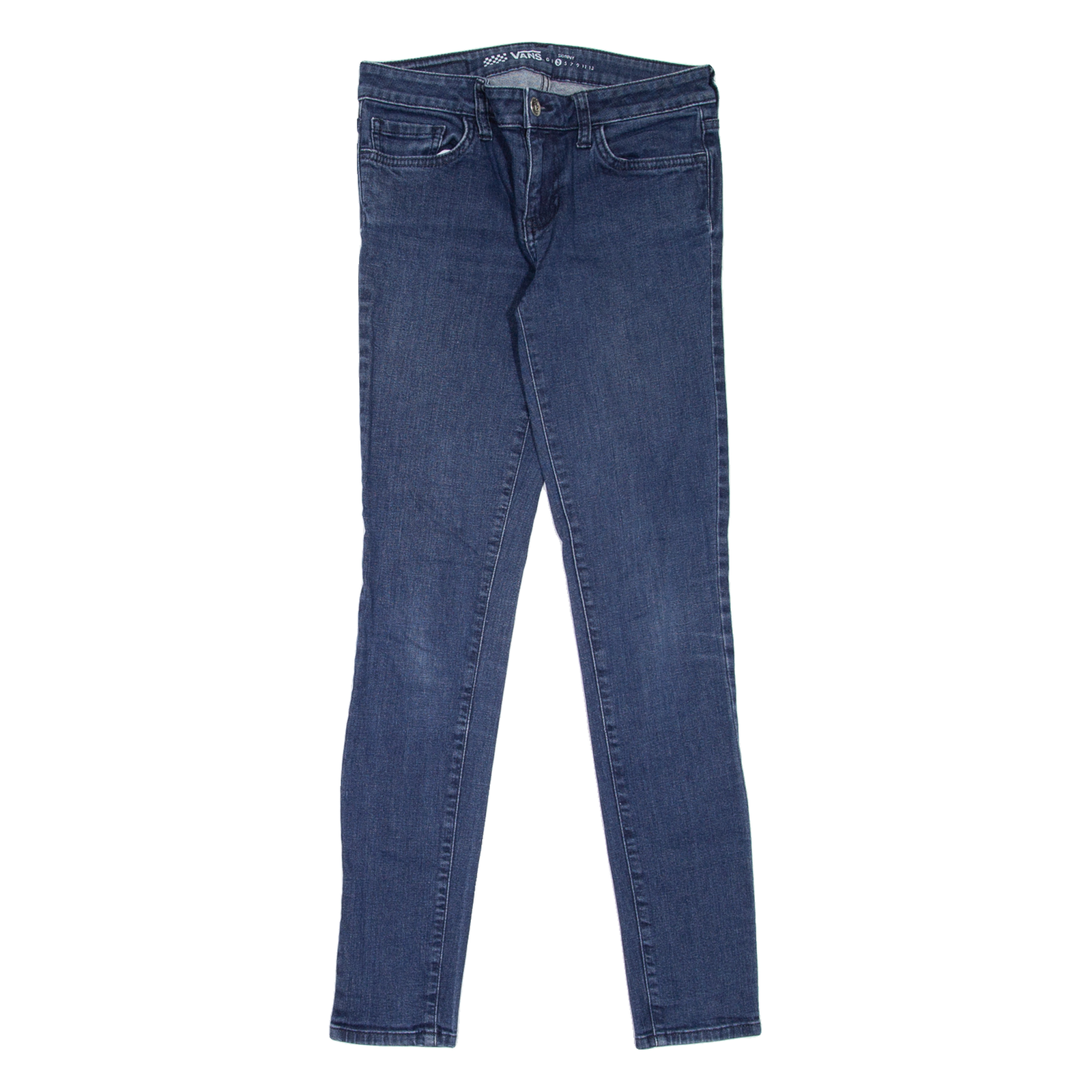 VANS Womens Jeans Blue Slim Skinny W26 L27 Refurbished - N/A refurbished available on Cerqular