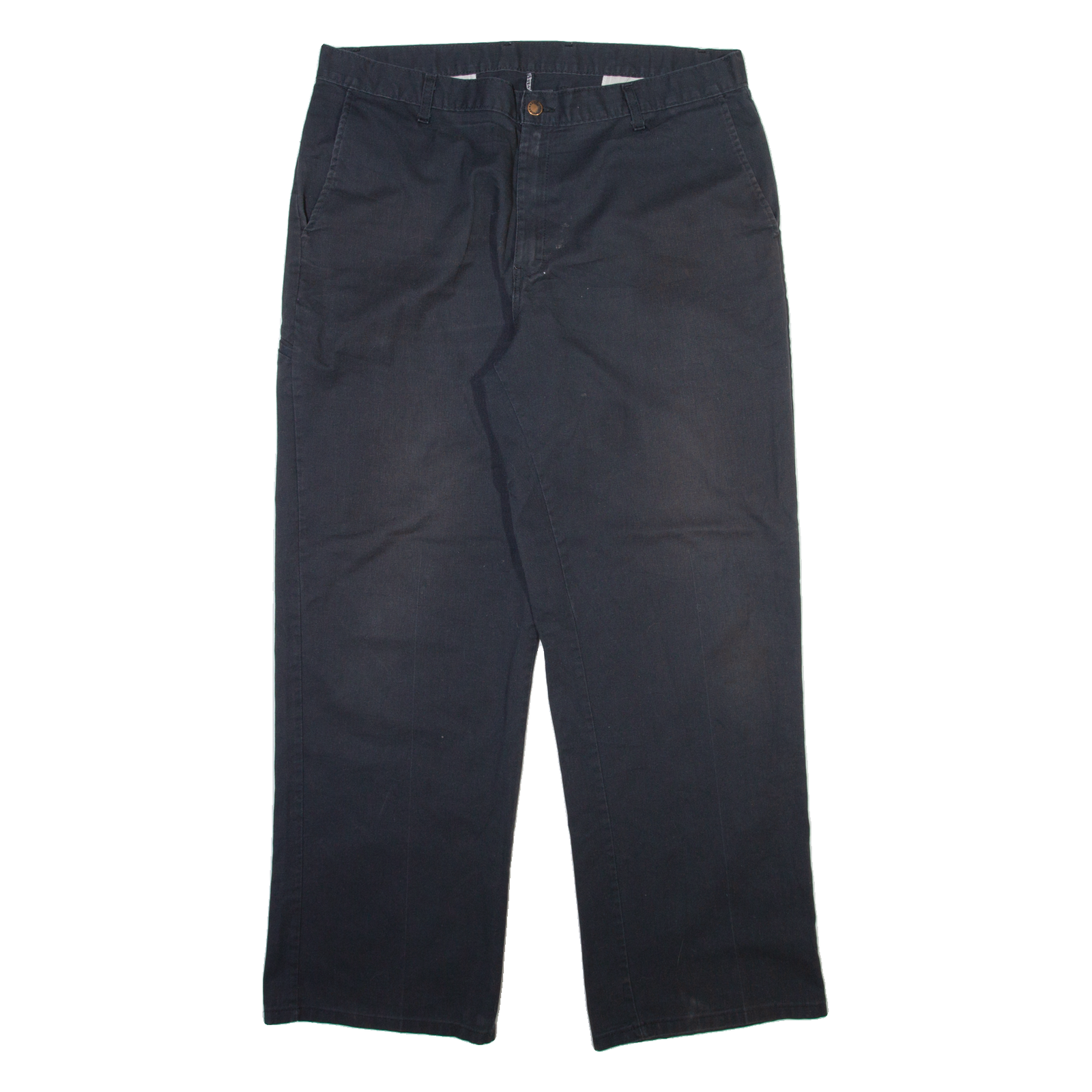 DICKIES Mens Trousers Black Regular Straight W38 L30 Refurbished - N/A refurbished available on Cerqular