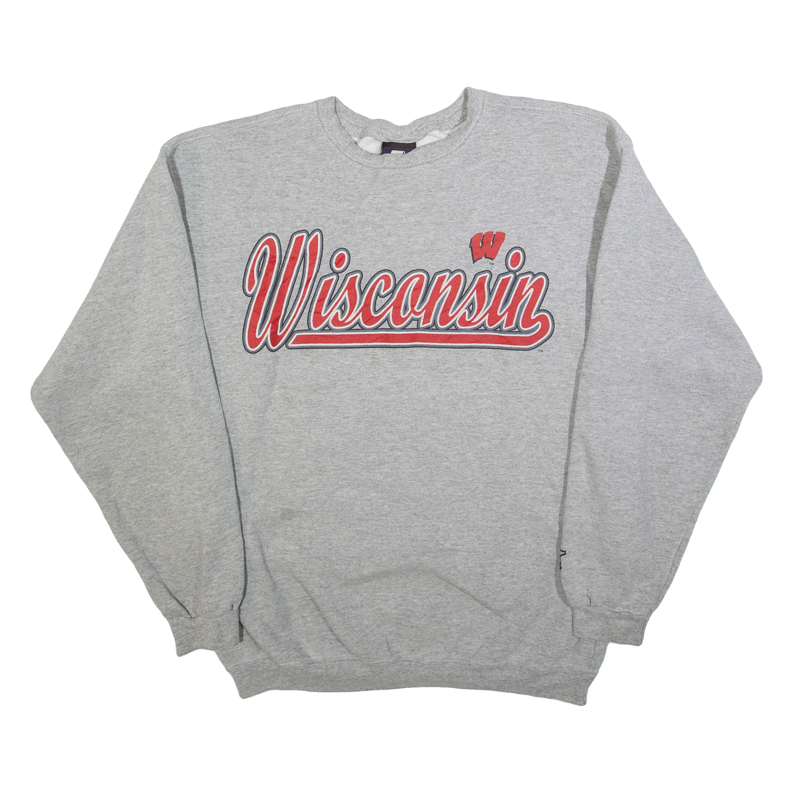 STARTER Wisconsin Mens Sweatshirt Grey USA M Refurbished - N/A refurbished available on Cerqular