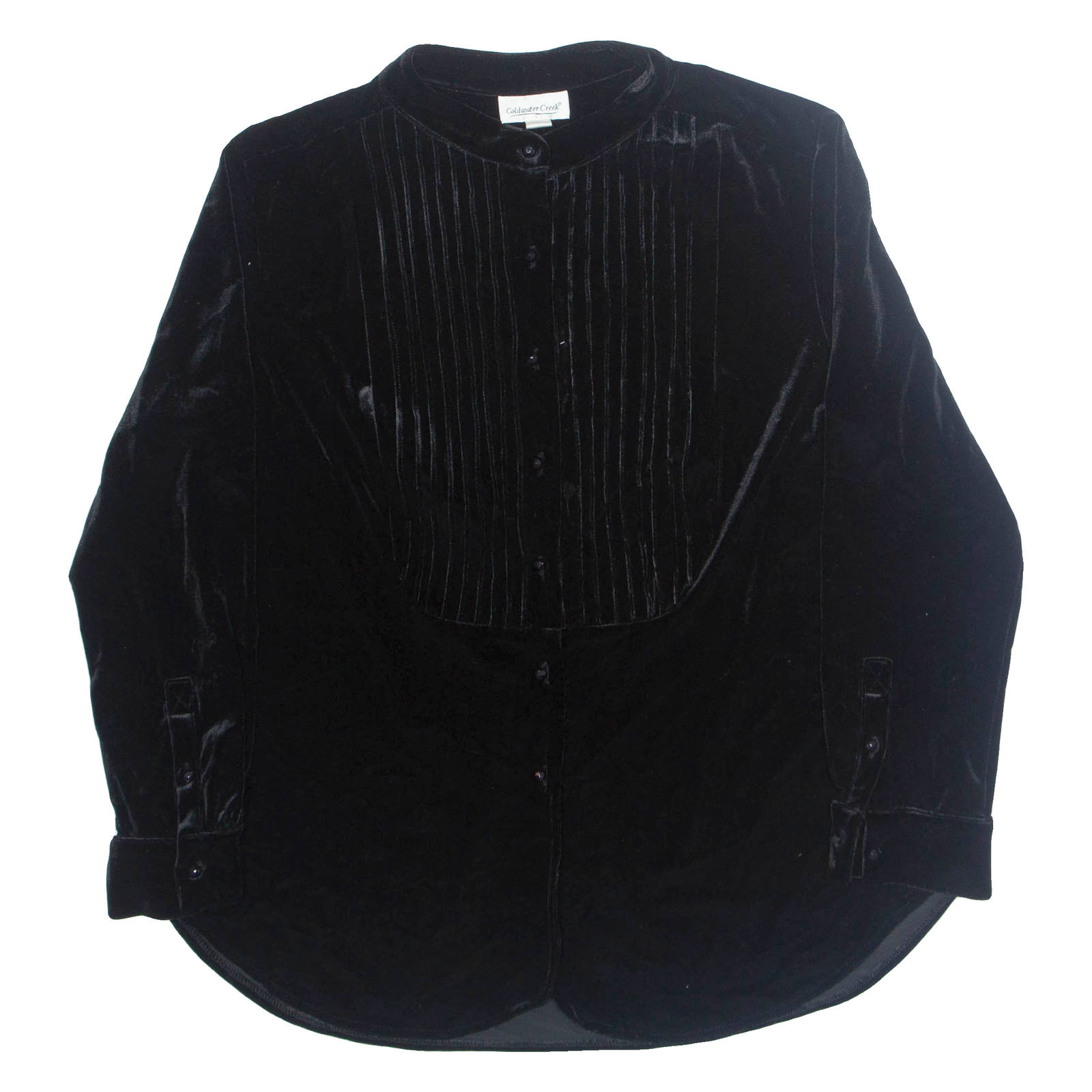 COLDWATER CREEK Lined Womens Blouse Black Long Sleeve M Refurbished - N/A refurbished available on Cerqular