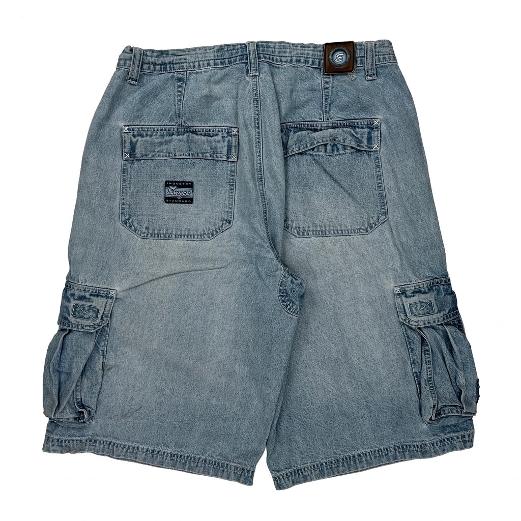 Buy Enyce Hip Hop Cargo Shorts - 34W 12L Light Wash Denim Refurbished - $57.61 Enyce Hip Hop Cargo Shorts - 34W 12L Light Wash Denim Refurbished - Thrifted (note: this is a term often used to describe second- refurbished available on Cerqular