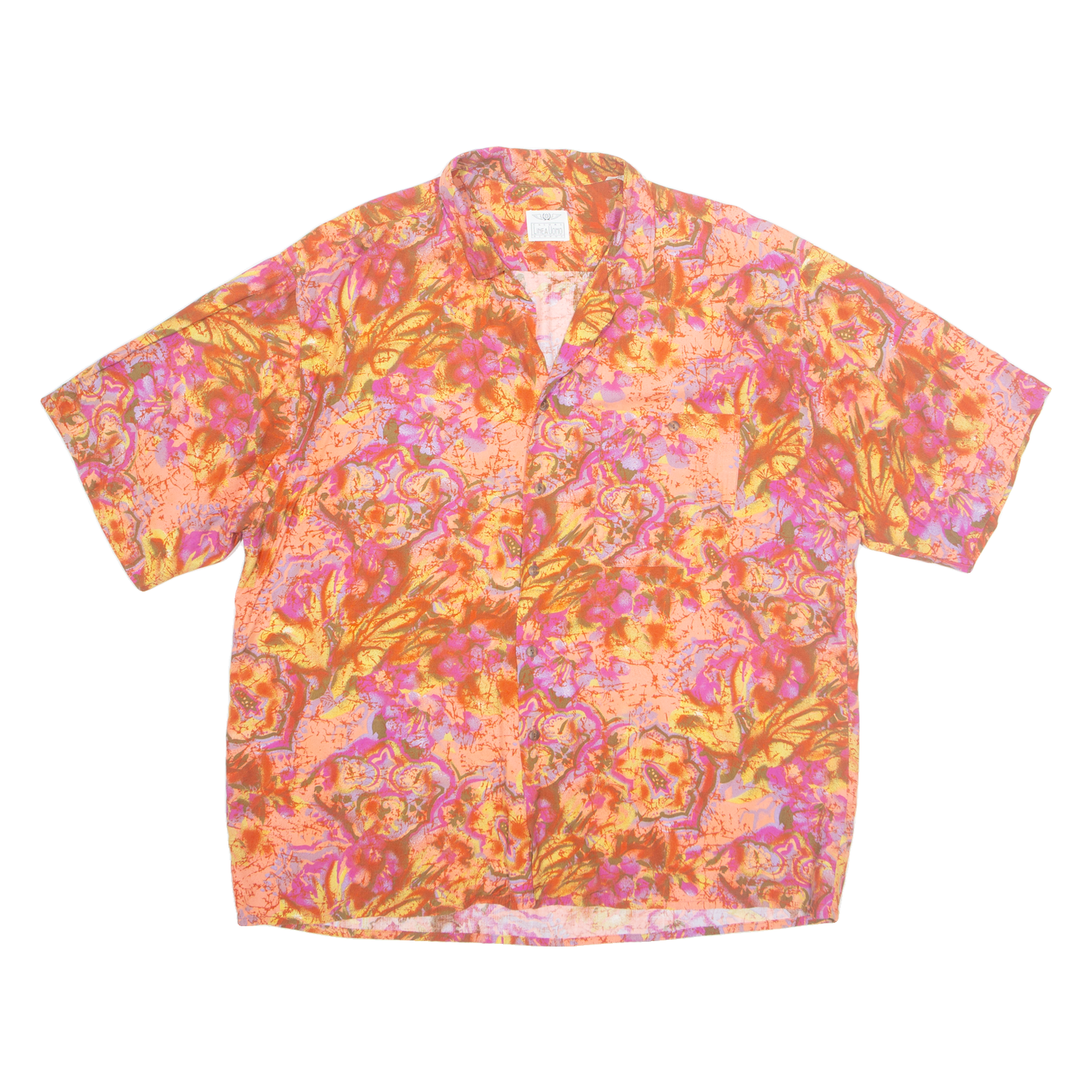 Buy LINEA UOMO Womens Printed Shirt Pink Off Shoulder Viscose Crazy Pattern XL Refurbished - $16.89 LINEA UOMO Womens Printed Shirt Pink Off Shoulder Viscose Crazy Pattern XL Refurbished - N/A refurbished available on Cerqular