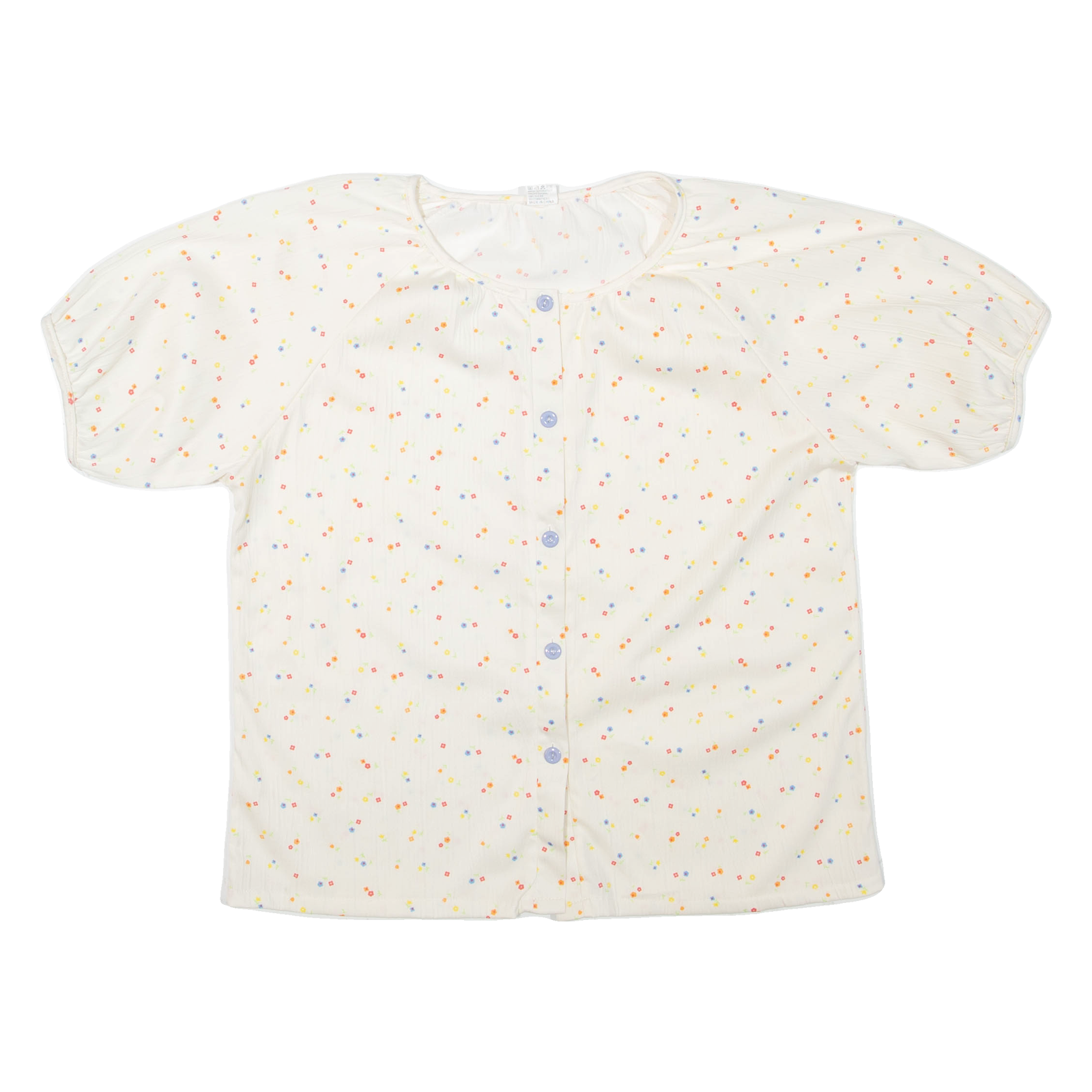 Womens Printed Top Beige Floral L Refurbished - N/A refurbished available on Cerqular