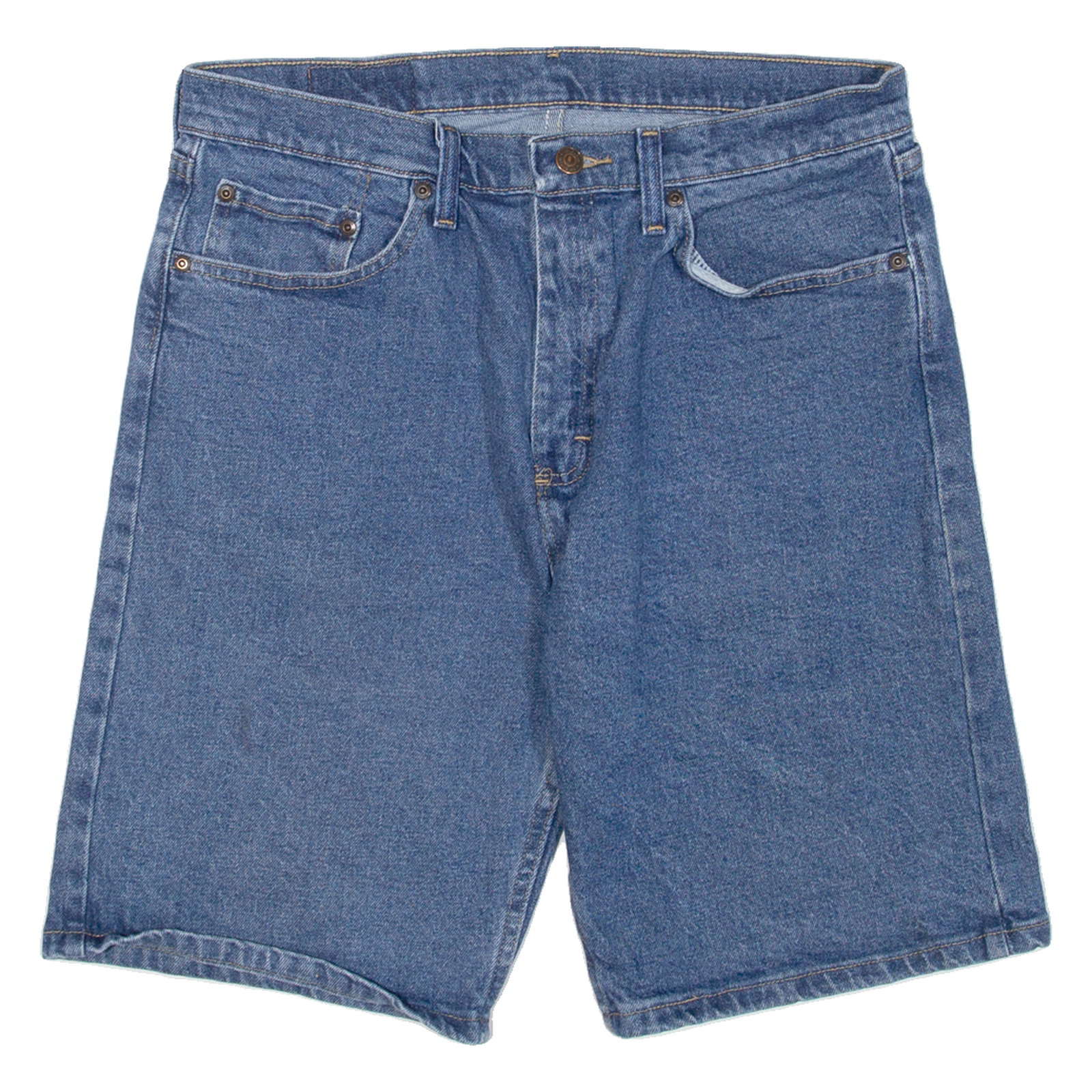 WRANGLER Mens Jorts Shorts Blue M W33 Refurbished - N/A refurbished available on Cerqular
