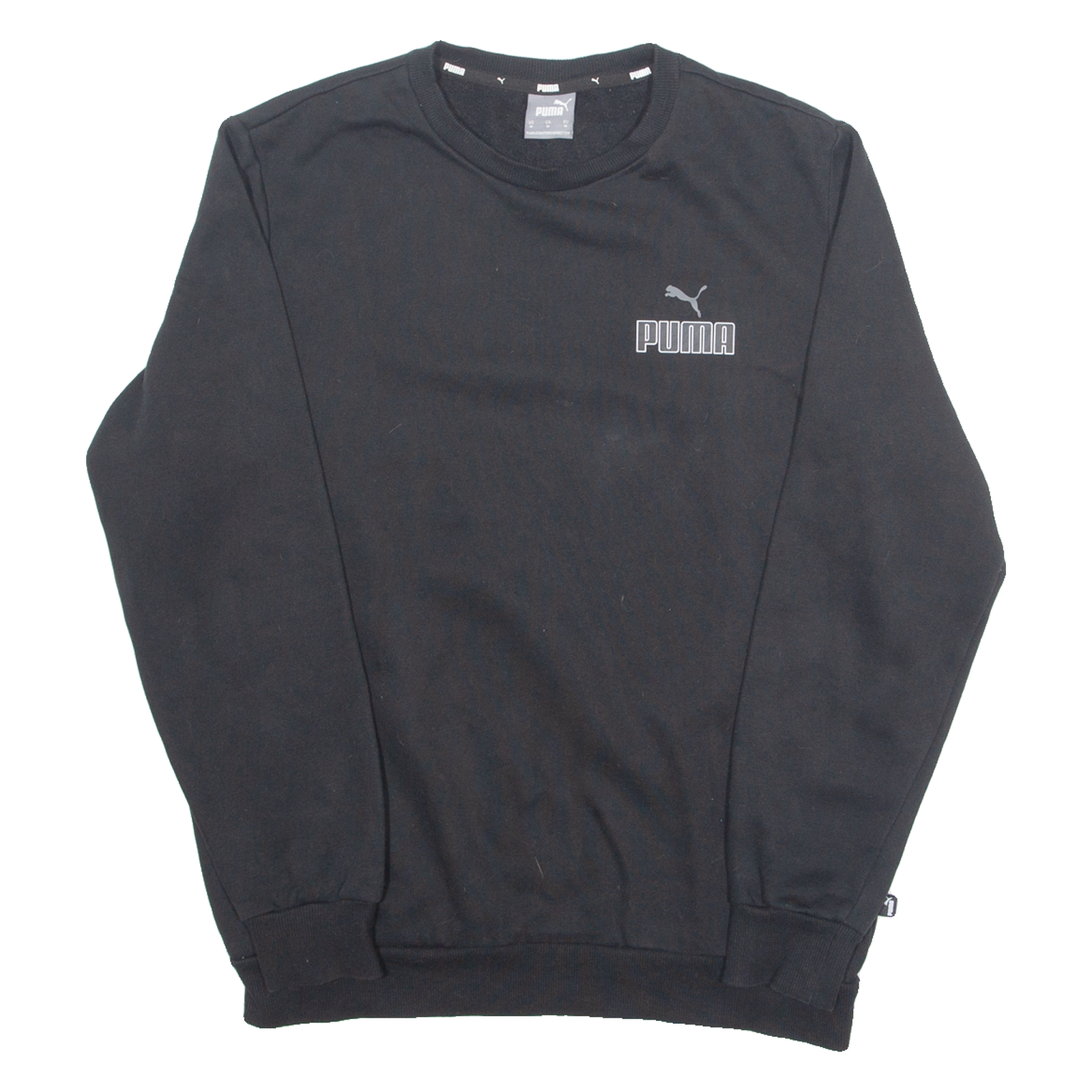 PUMA Mens Sweatshirt Black M Refurbished - N/A refurbished available on Cerqular