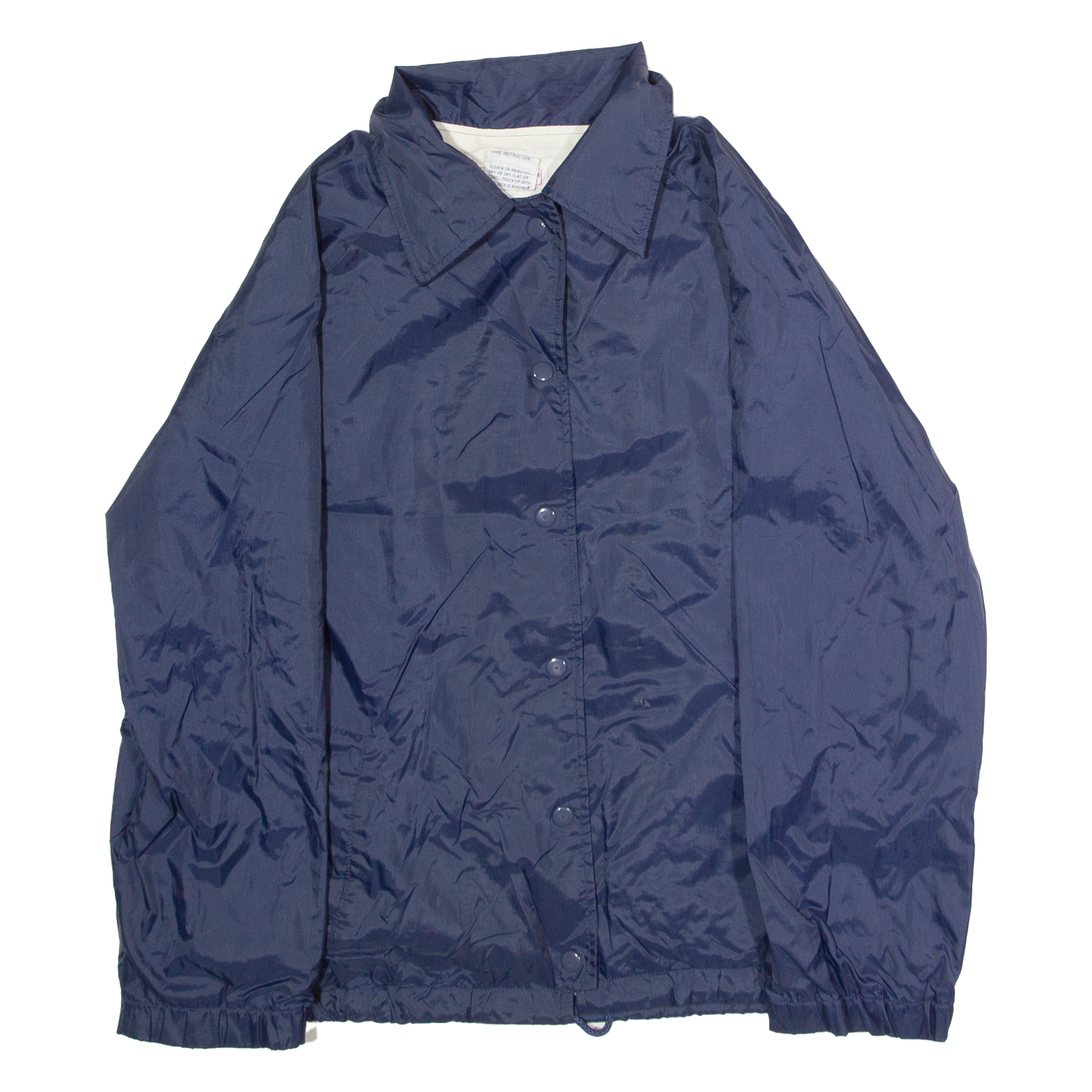 Womens Coach Jacket Blue Satin Nylon 80s M Refurbished - N/A refurbished available on Cerqular