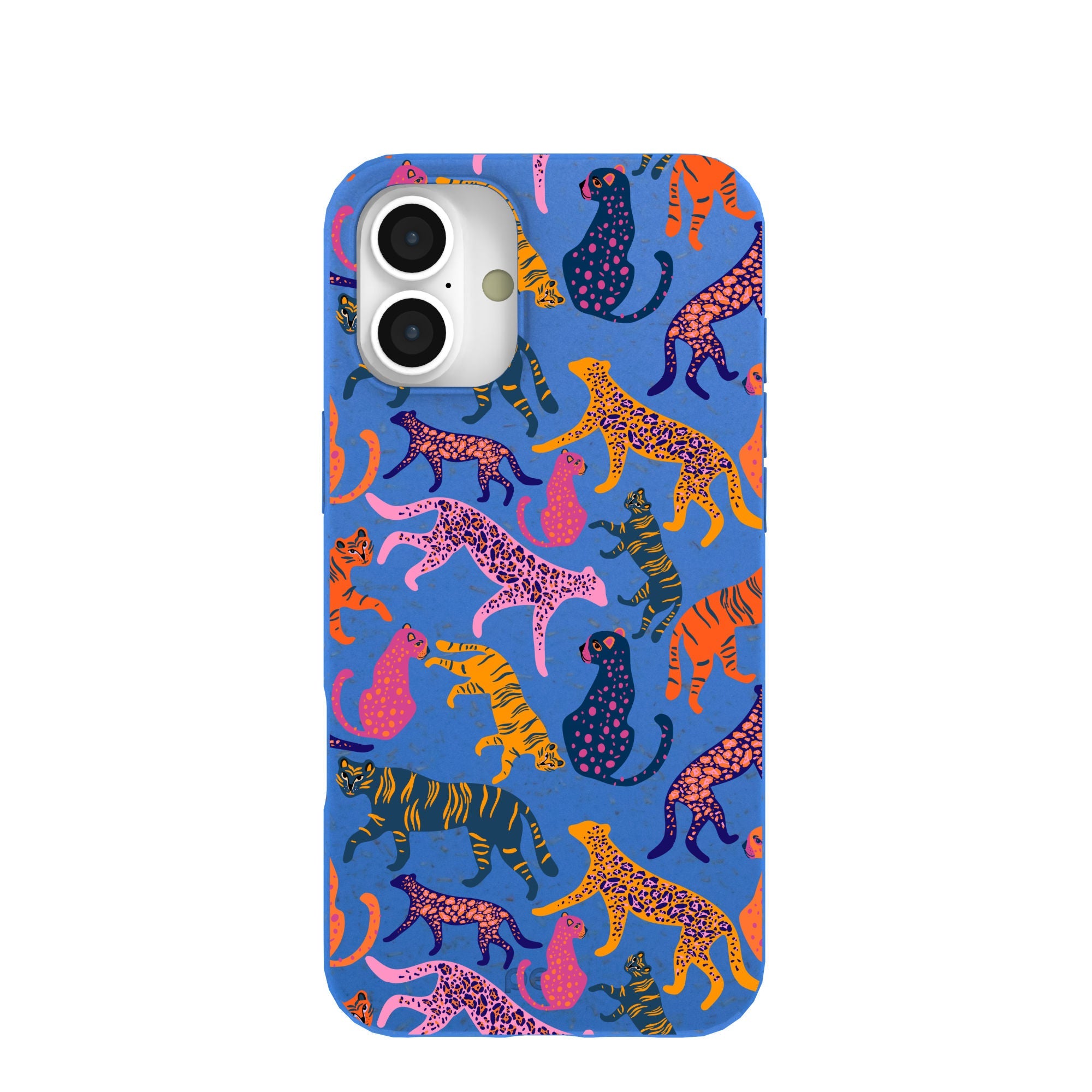 Buy Electric Blue Jungle Cat iPhone 16 Plus Case Refurbished - $65.00 Electric Blue Jungle Cat iPhone 16 Plus Case Refurbished - Pela Case refurbished available on Cerqular