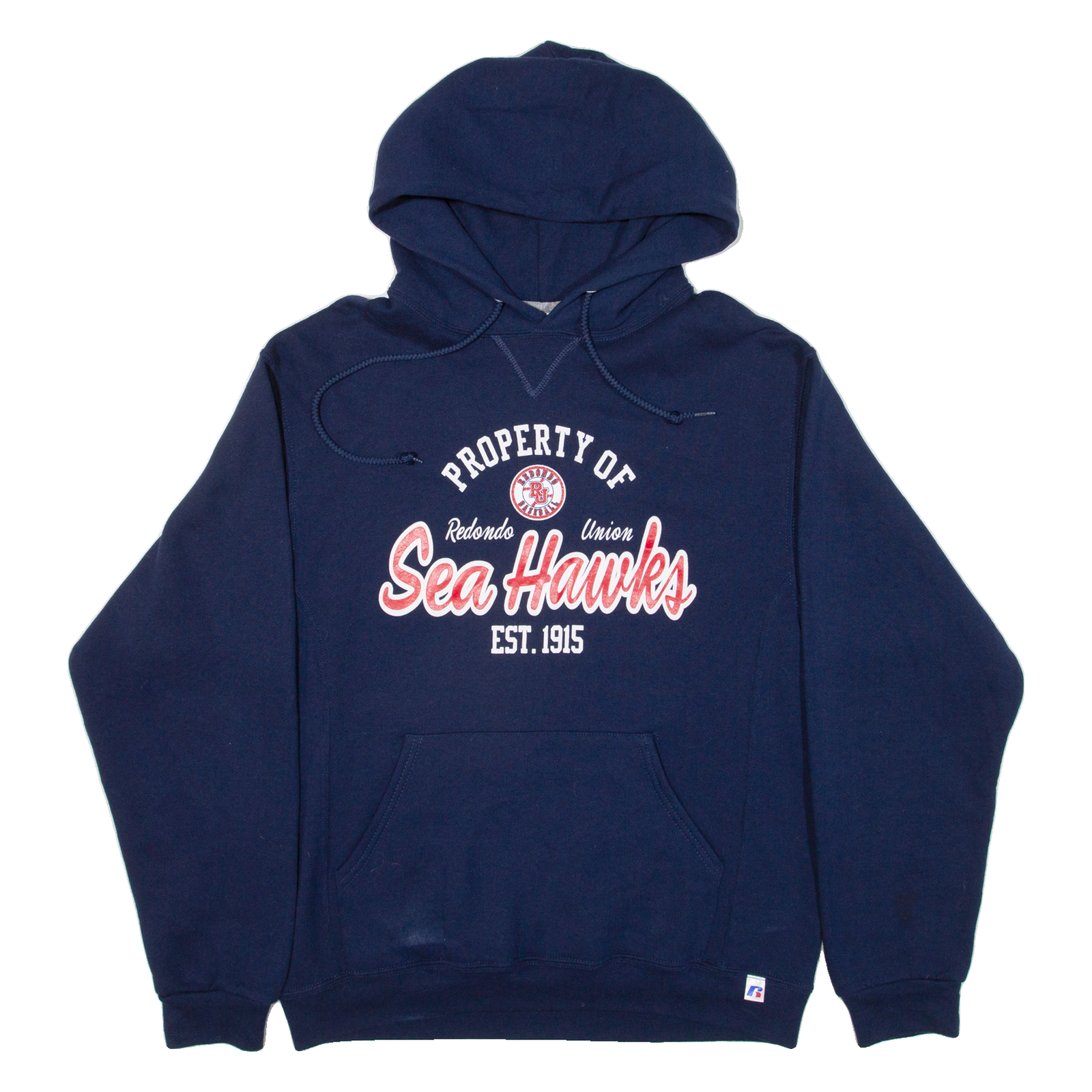 RUSSELL ATHLETIC Redondo Baseball Seahawks Mens Blue Hoodie USA M Refurbished - N/A refurbished available on Cerqular