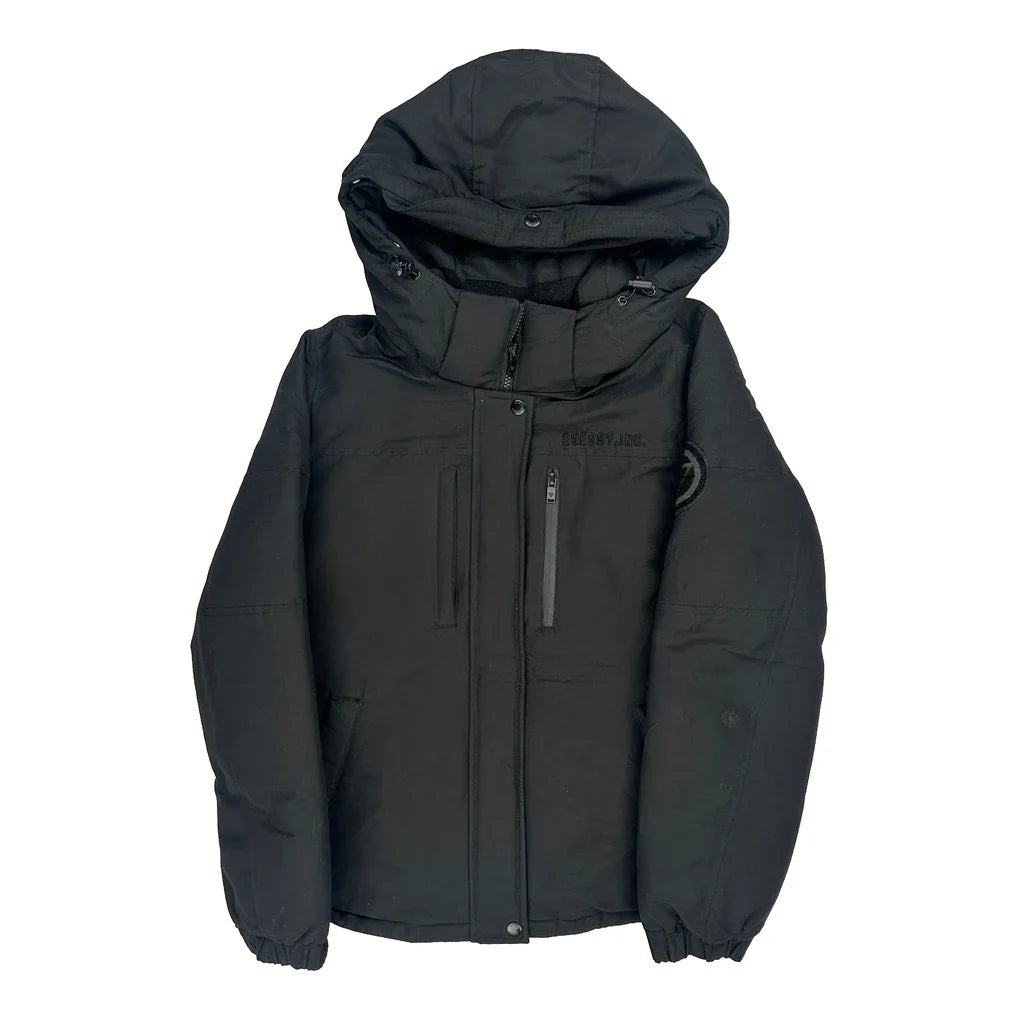 Buy Guess Puffer - Small Black Polyester Refurbished - $64.31 Guess Puffer - Small Black Polyester Refurbished - Thrifted (note: this is a term often used to describe second- refurbished available on Cerqular