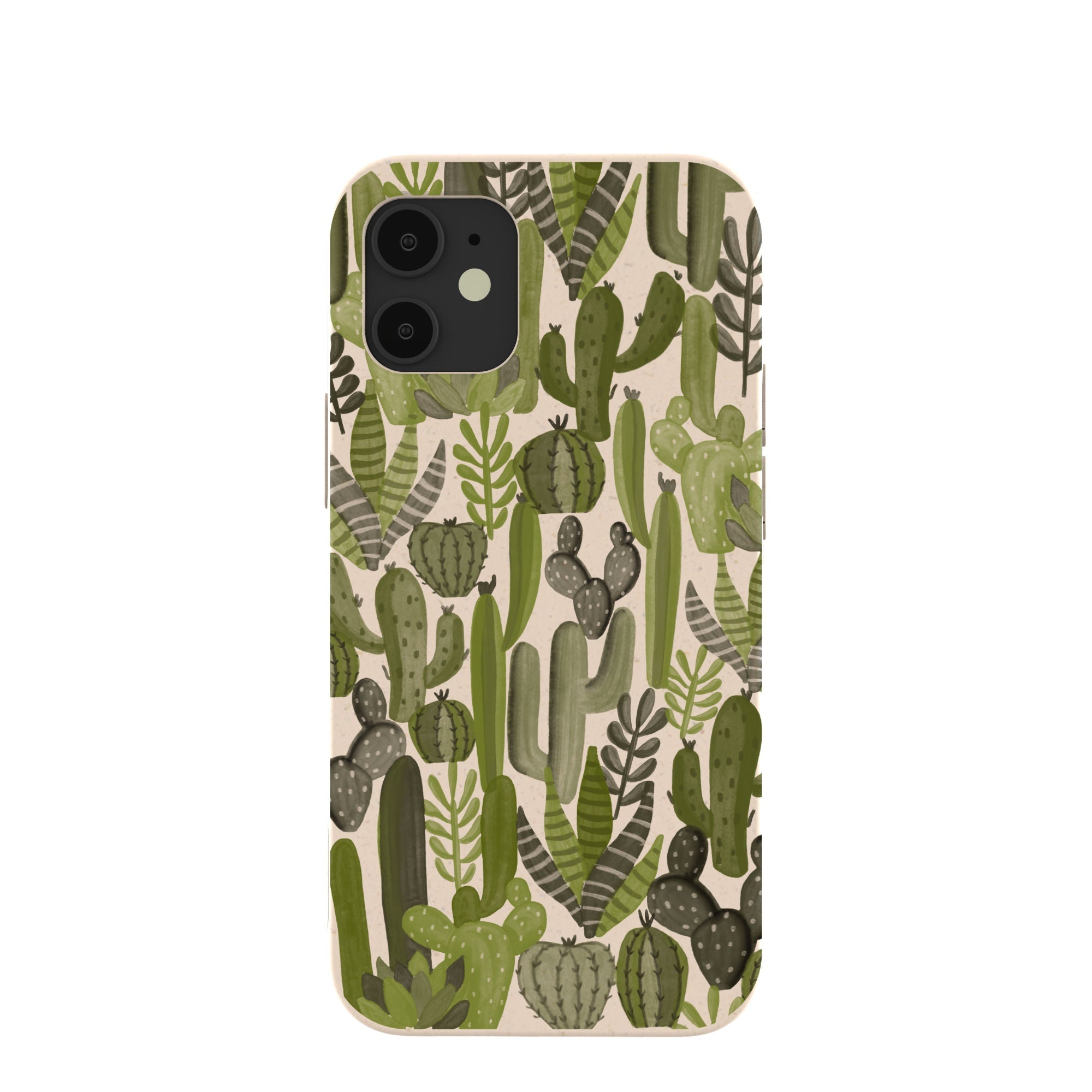 Seashell Succulent Cacti iPhone 12 Mini Case Refurbished - Pela Case refurbished available on Cerqular