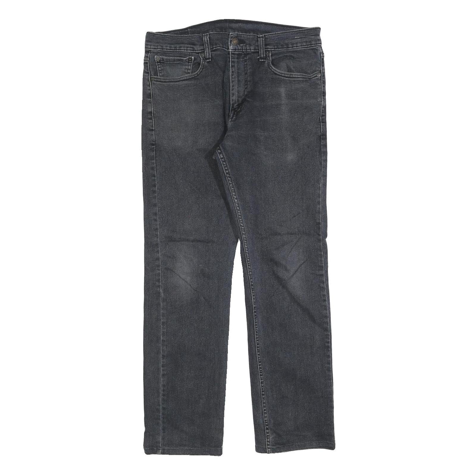 LEVI'S 513 Mens Jeans Black Regular Straight Denim Medium W38 L28 Zip Cotton Refurbished - N/A refurbished available on Cerqular
