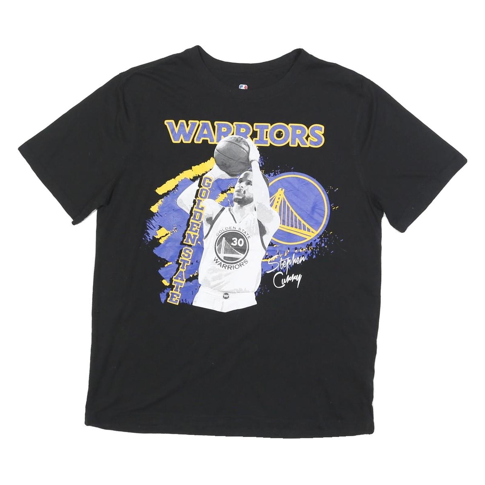 NBA Mens Black Golden State Warriors Graphic T-Shirt L Short Sleeve Crew Neck Refurbished - N/A refurbished available on Cerqular