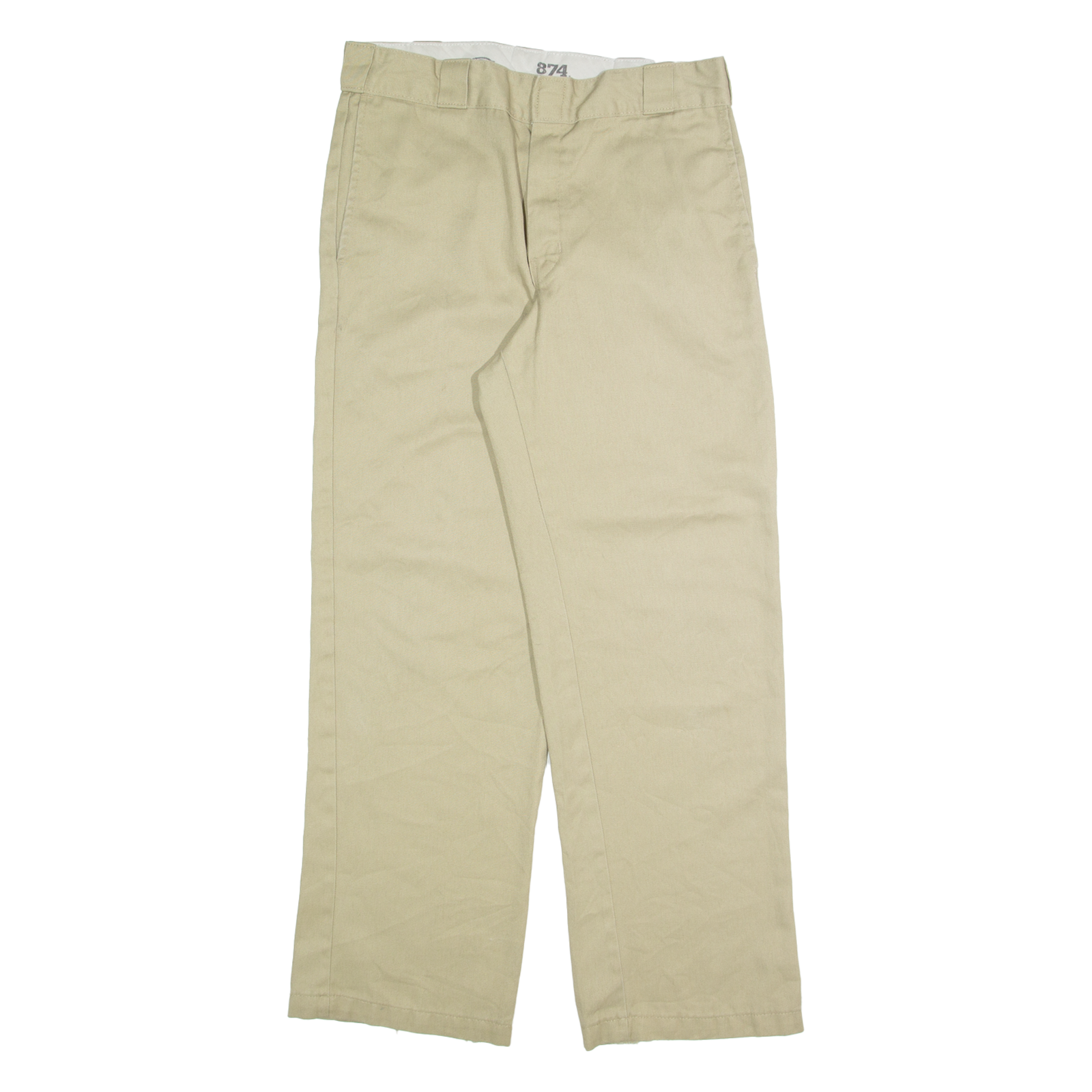 DICKIES Chino Mens Trousers Beige Regular Straight W30 L30 Refurbished - N/A refurbished available on Cerqular