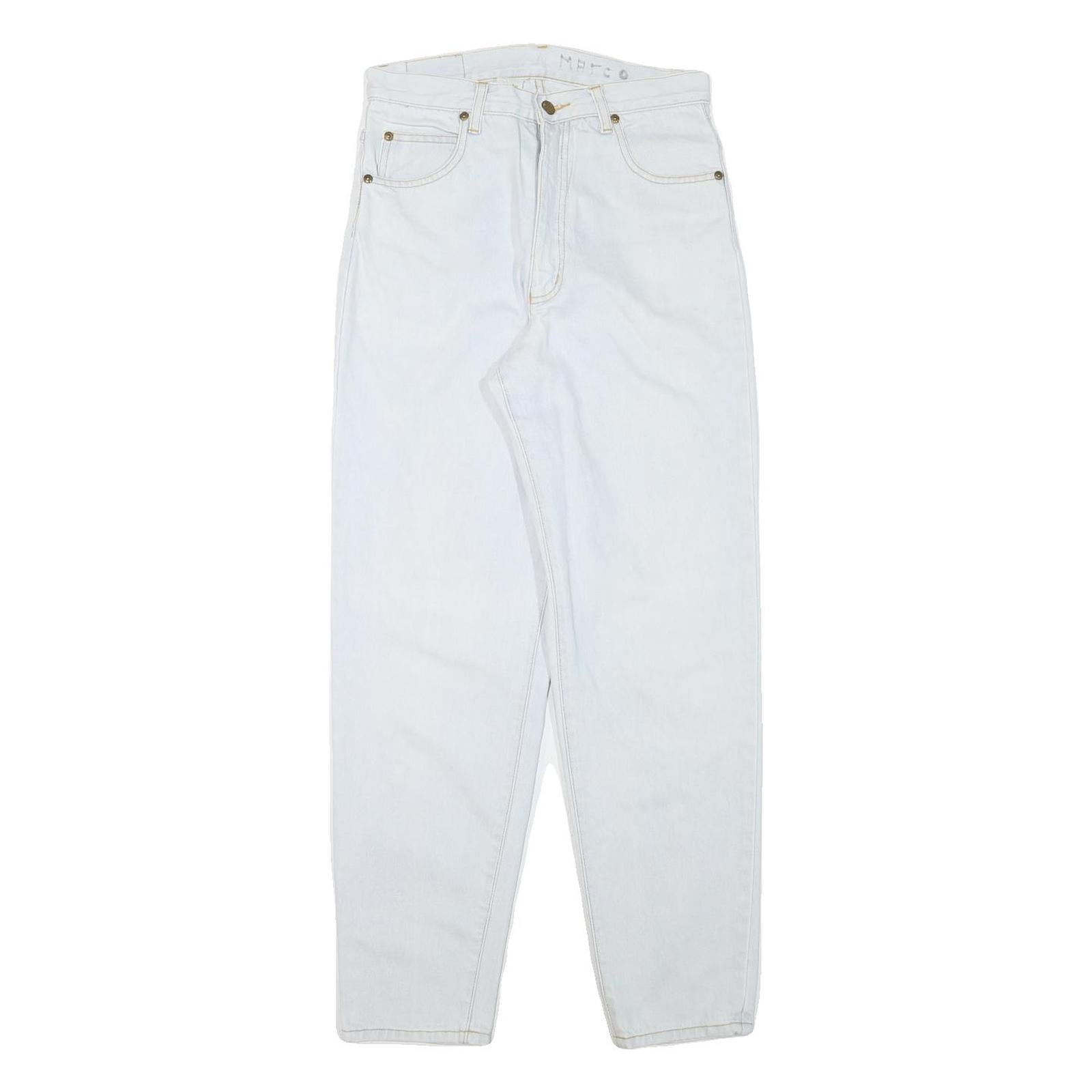 GALAXY Womens Jeans White Relaxed Straight Denim Light W28 L29 Classic Fit Refurbished - N/A refurbished available on Cerqular