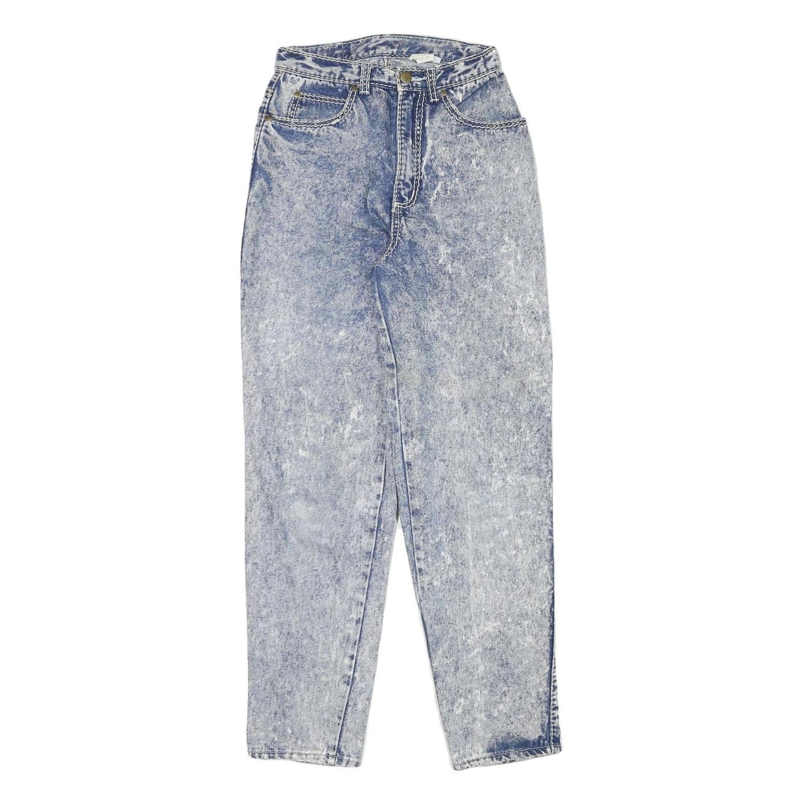 NORWISS Womens Jeans Blue Relaxed Straight Denim Light W23 L28 Acid Wash Stylish Refurbished - N/A refurbished available on Cerqular