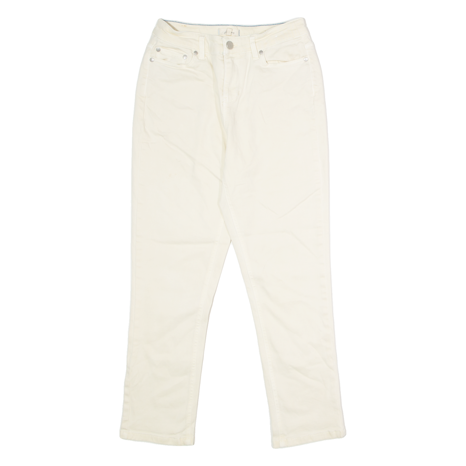 JOULES Monroe Crop Womens Jeans Cream Regular Jegging W24 L24 Refurbished - N/A refurbished available on Cerqular