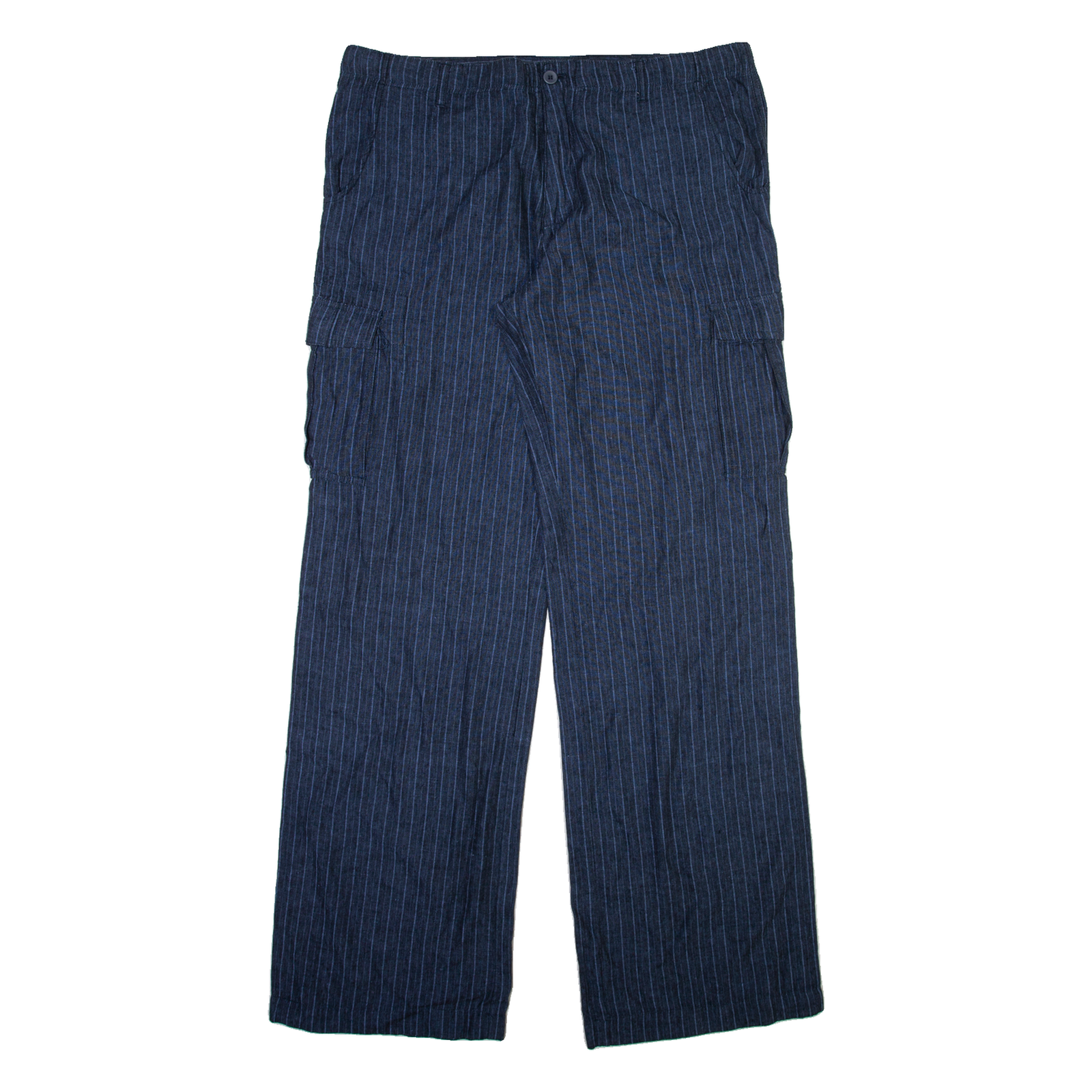 Mens Trousers Blue Relaxed Straight W39 L35 Refurbished - N/A refurbished available on Cerqular