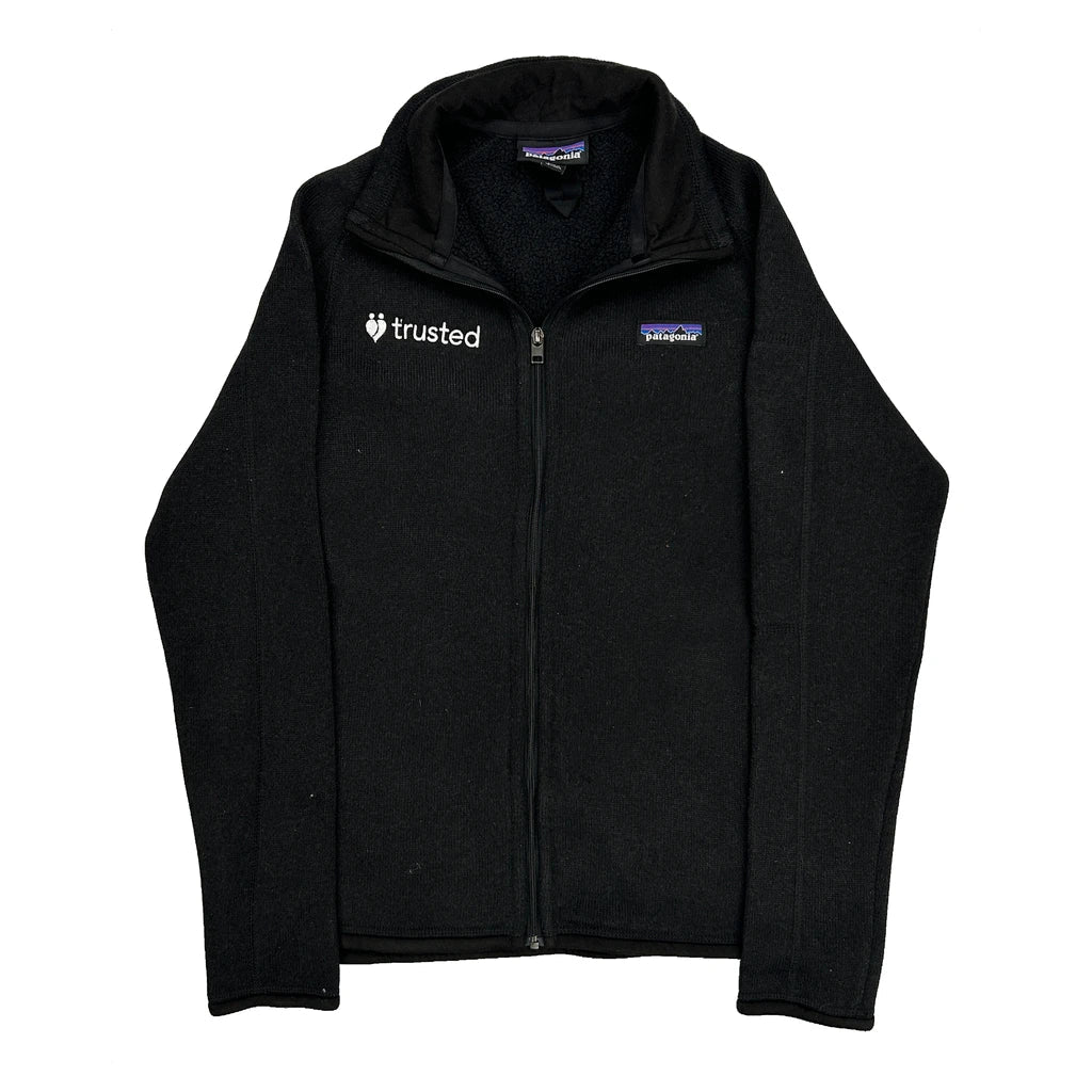 Patagonia Fleece - Small Black Polyester Refurbished - Thrifted (note: this is a term often used to describe second- refurbished available on Cerqular