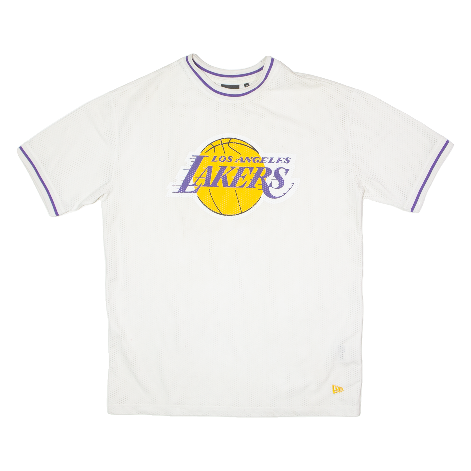 NEW ERA Los Angeles Lakers Mens Jersey White USA Crew Neck M Refurbished - N/A refurbished available on Cerqular
