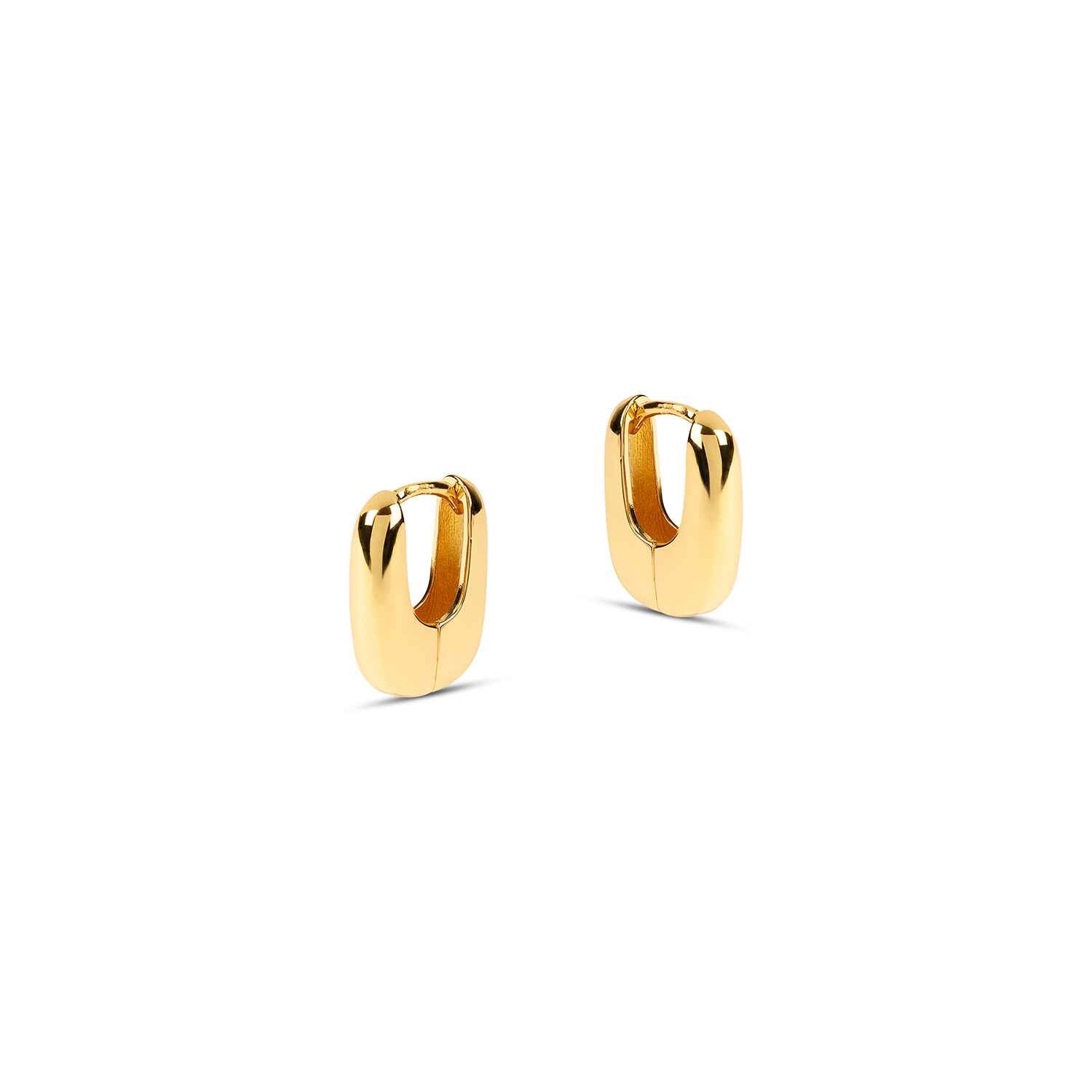 Bella Mini Geometric Gold Earrings Refurbished - Amadeus (This could refer to multiple things, such as the 1 refurbished available on Cerqular