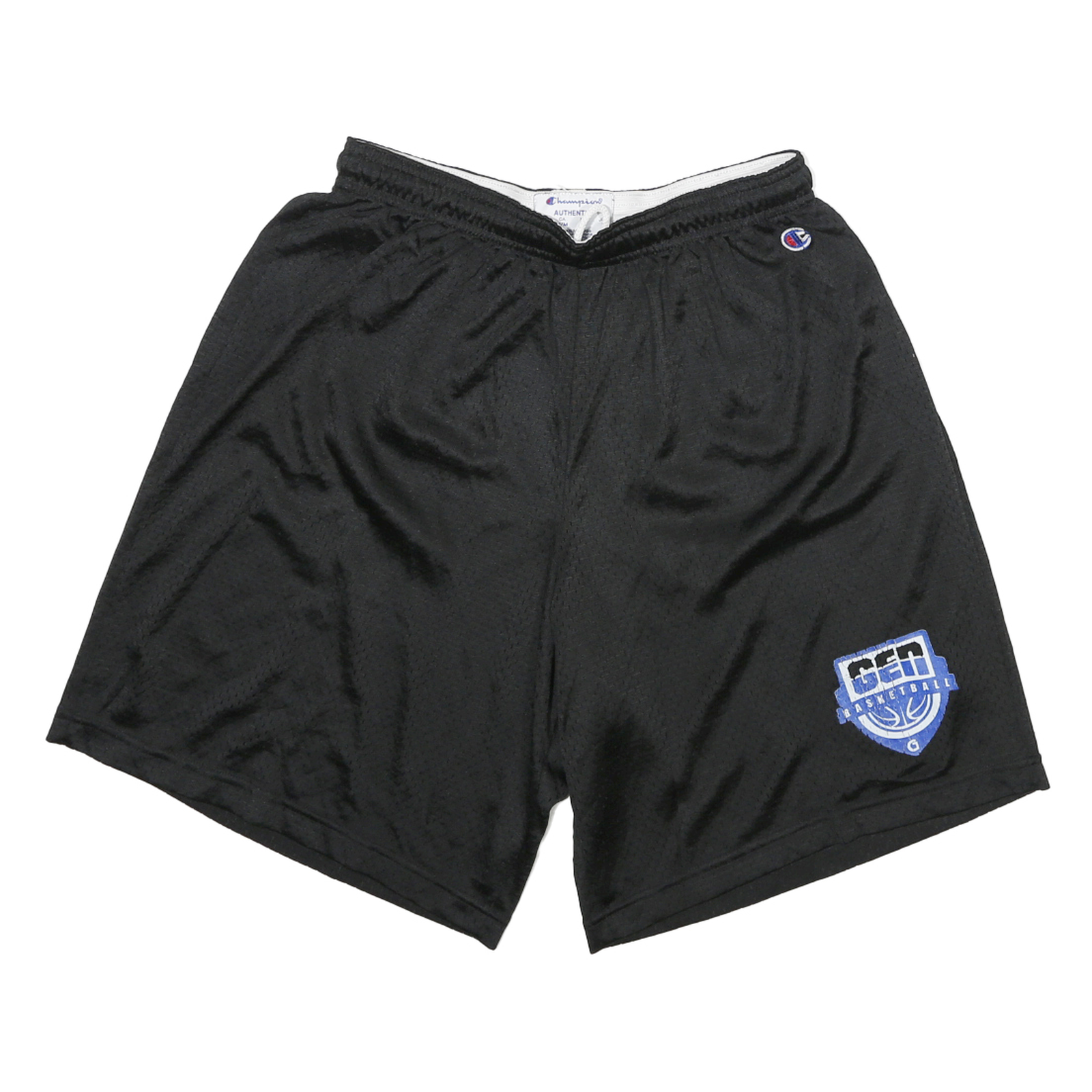 CHAMPION Mens Black Casual Basketball Shorts M W26 Breathable Mesh Drawstring Refurbished - N/A refurbished available on Cerqular