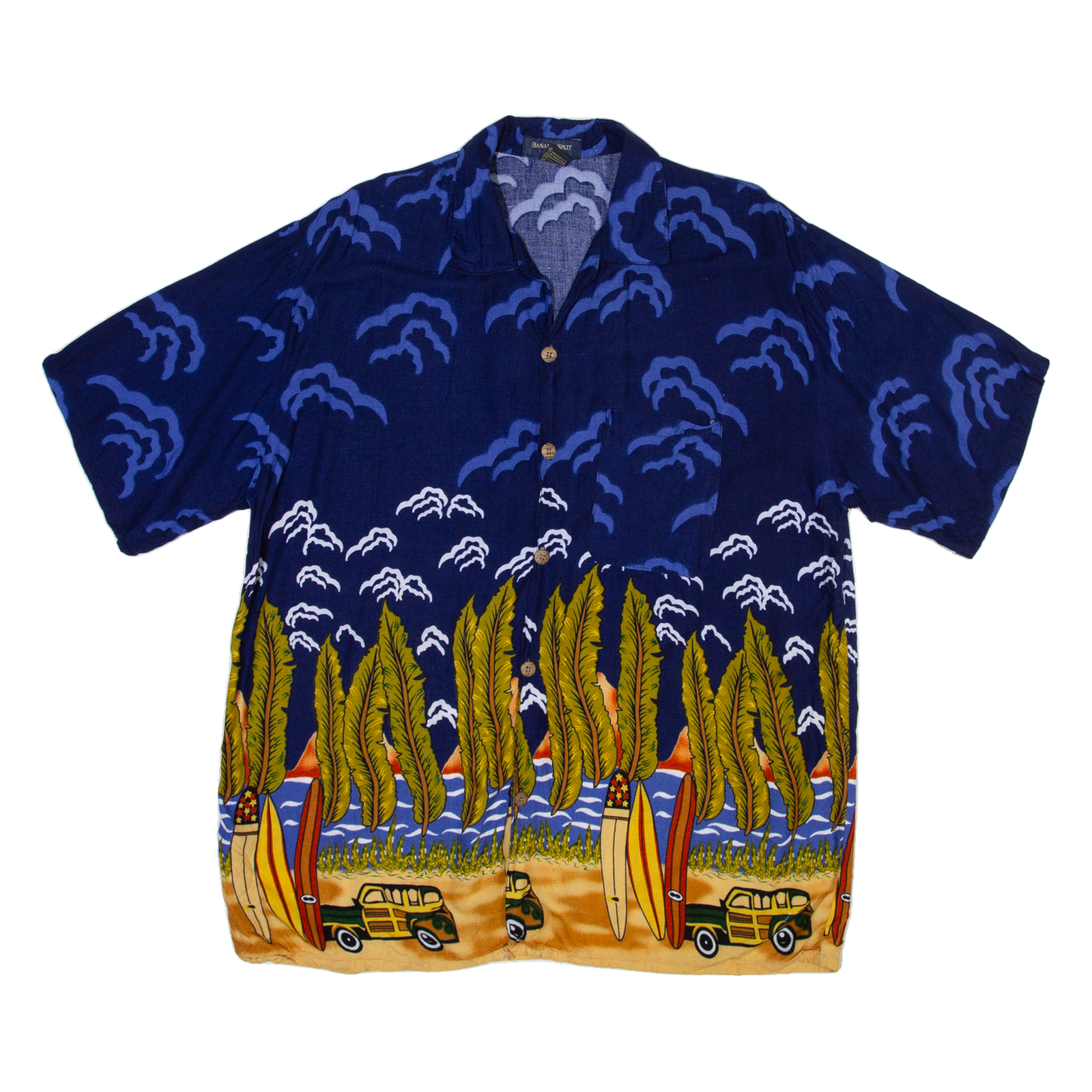 Buy BANANA SPLIT Mens Hawaiian Shirt Blue Floral XL Refurbished - $18.19 BANANA SPLIT Mens Hawaiian Shirt Blue Floral XL Refurbished - N/A refurbished available on Cerqular